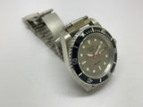 Seiko 5 Black Dial Automatic Vintage Watch sports