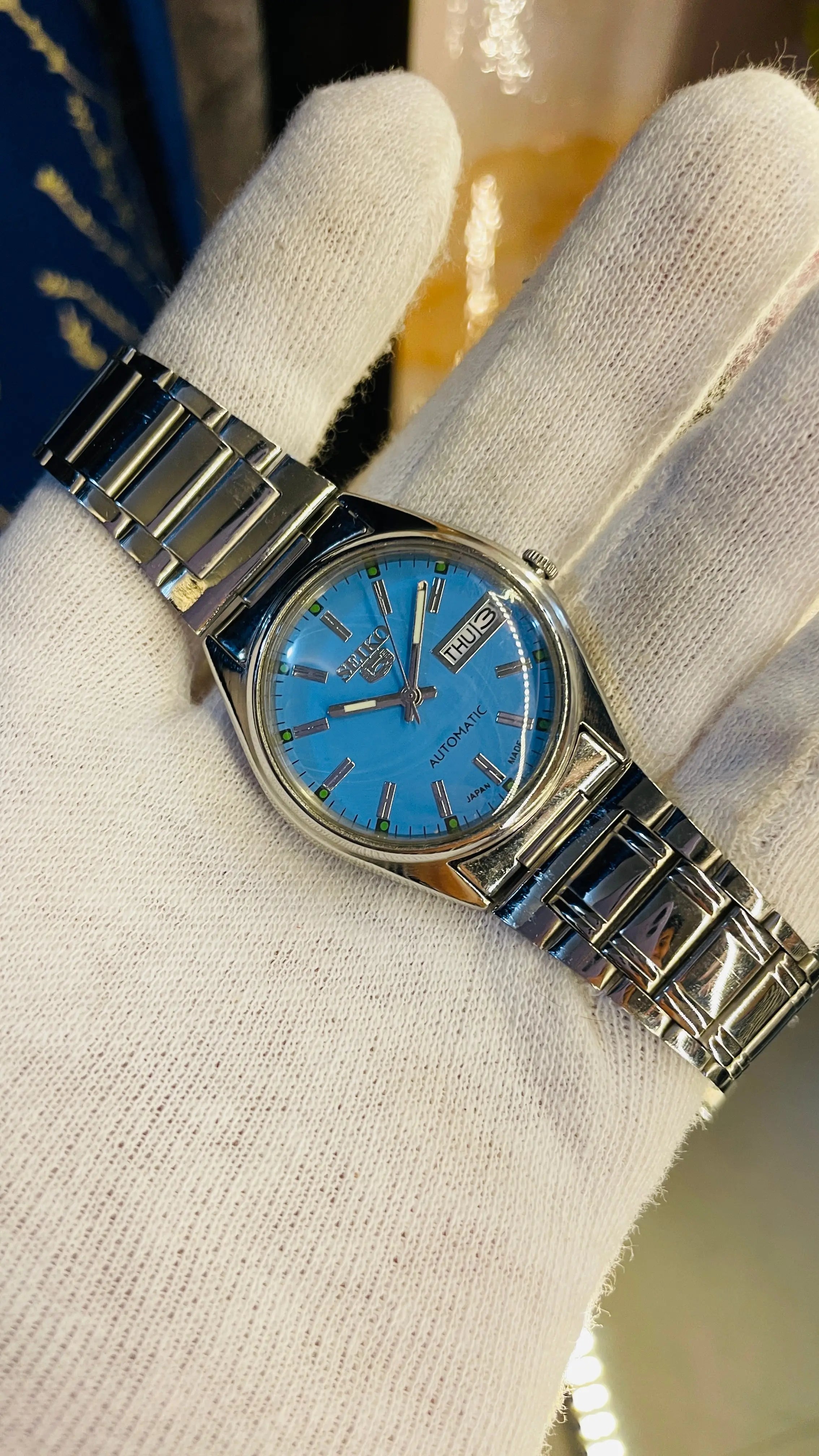 Seiko 5 Automatic Men’s Watch – Vintage Japan Model | Restored & Ready to Wear National Watches
