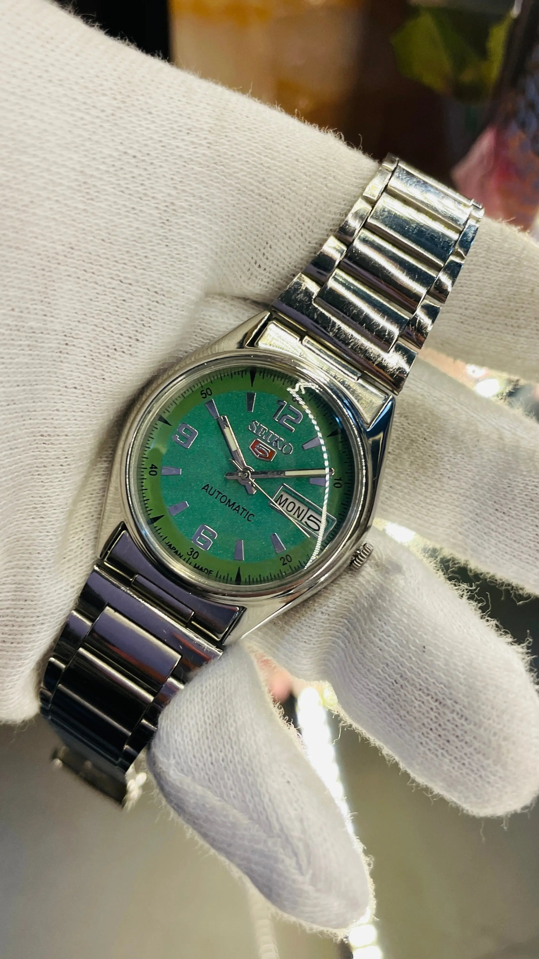 Seiko 5 Automatic Men’s Watch – Vintage Japan Model | Restored & Ready to Wear National Watches