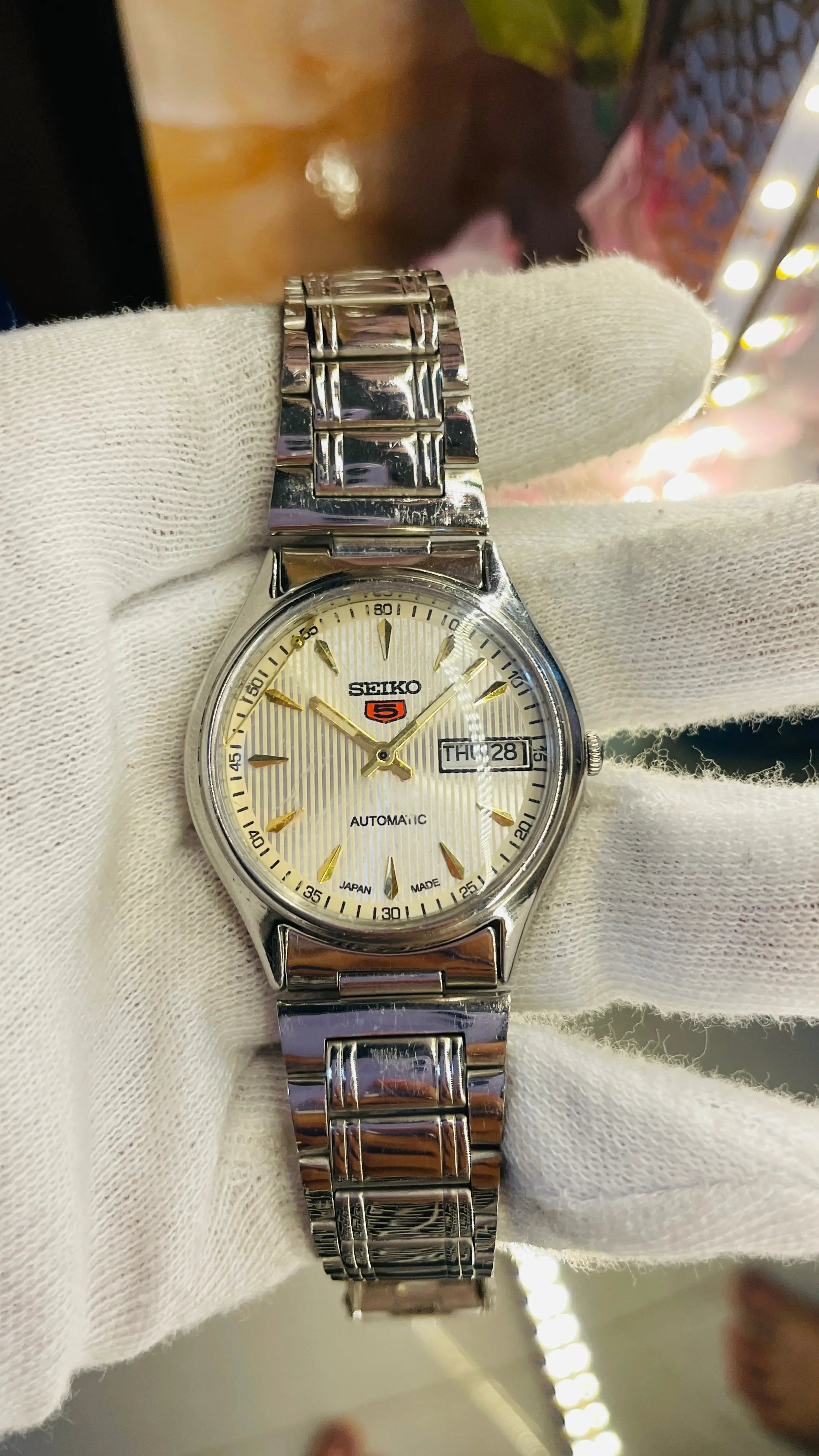 Seiko 5 Automatic Men’s Watch – Vintage Japan Model | Restored & Ready to Wear National Watches