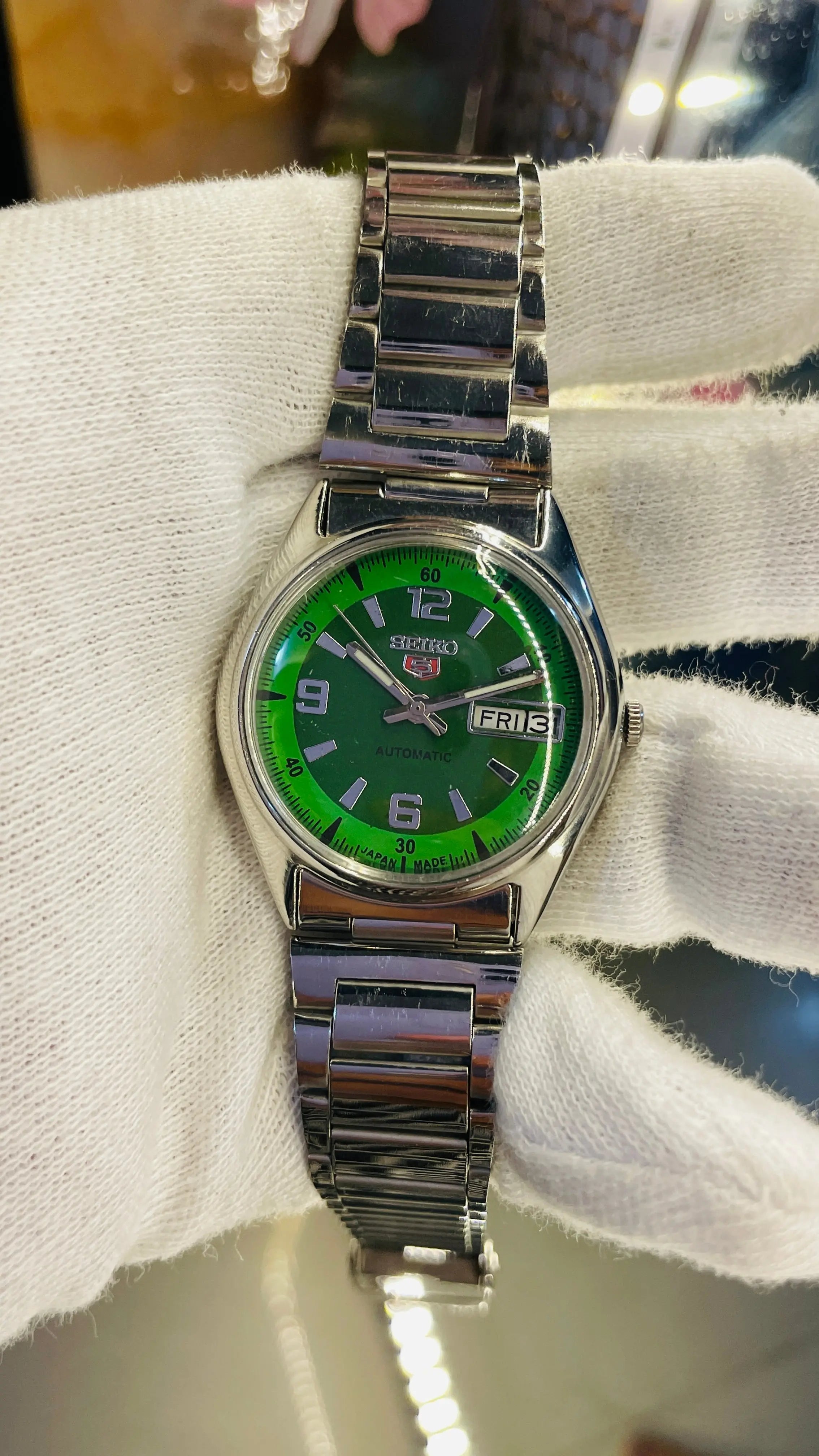 Seiko 5 Automatic Men’s Watch – Vintage Japan Model | Restored & Ready to Wear National Watches