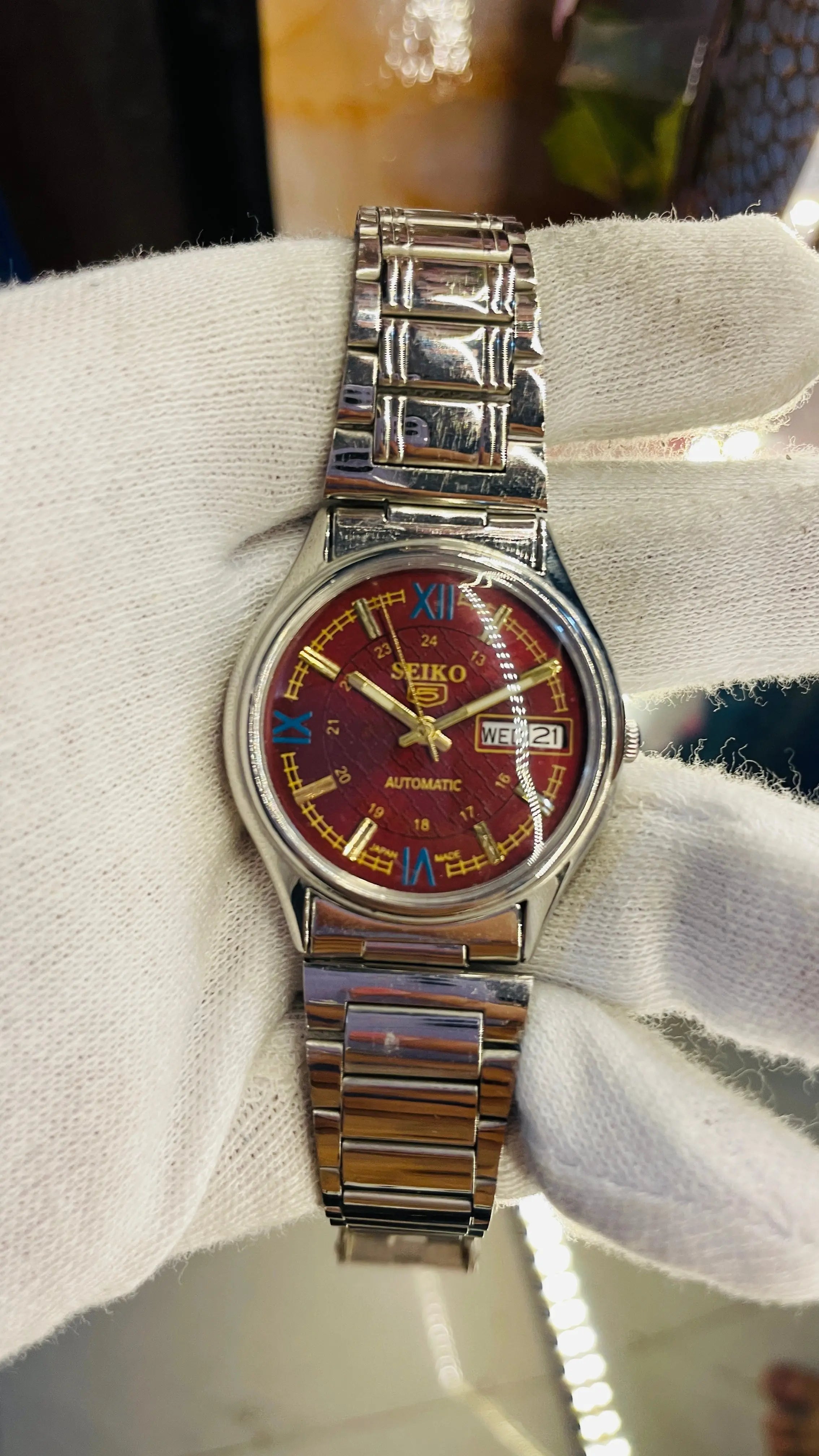 Seiko 5 Automatic Men’s Watch – Vintage Japan Model | Restored & Ready to Wear National Watches