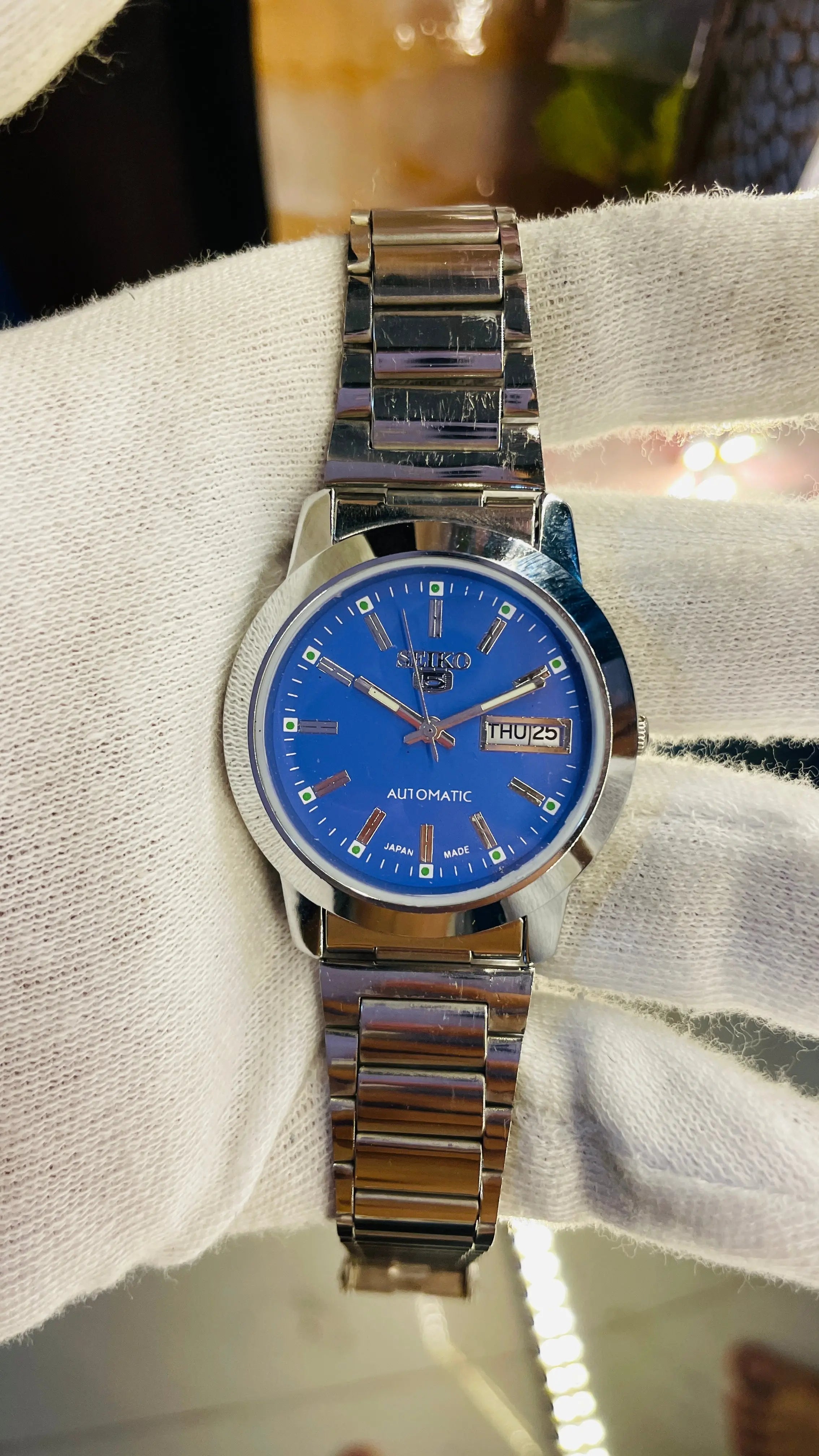 Seiko 5 Automatic Men’s Watch – Vintage Japan Model | Restored & Ready to Wear National Watches
