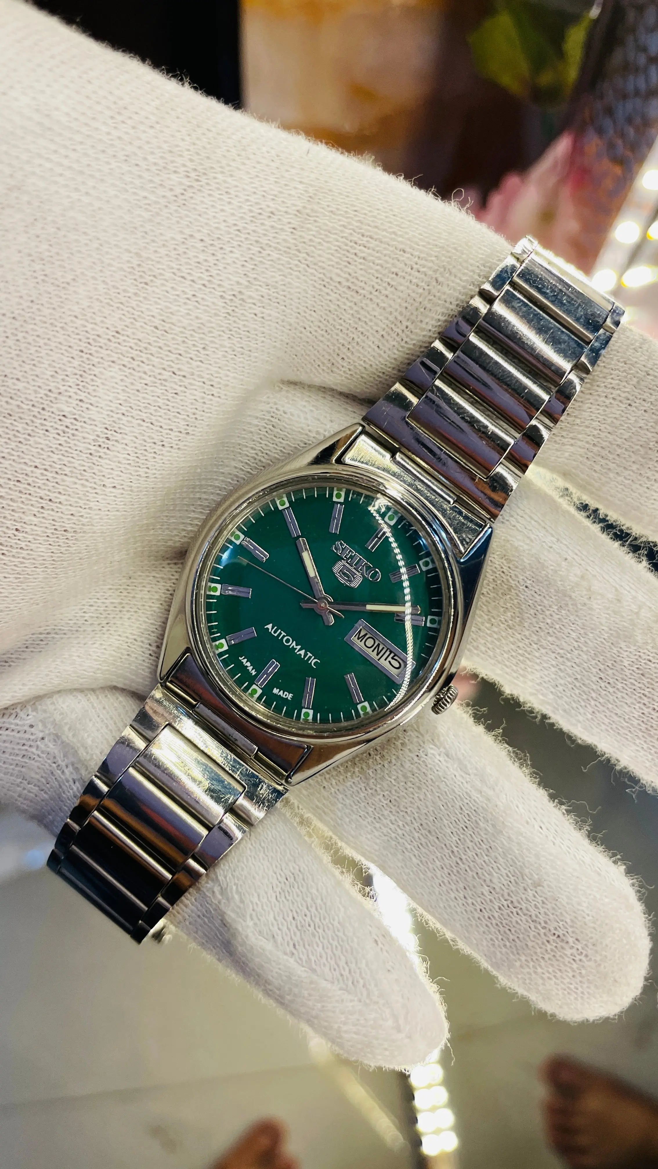 Seiko 5 Automatic Men’s Watch – Vintage Japan Model | Restored & Ready to Wear National Watches