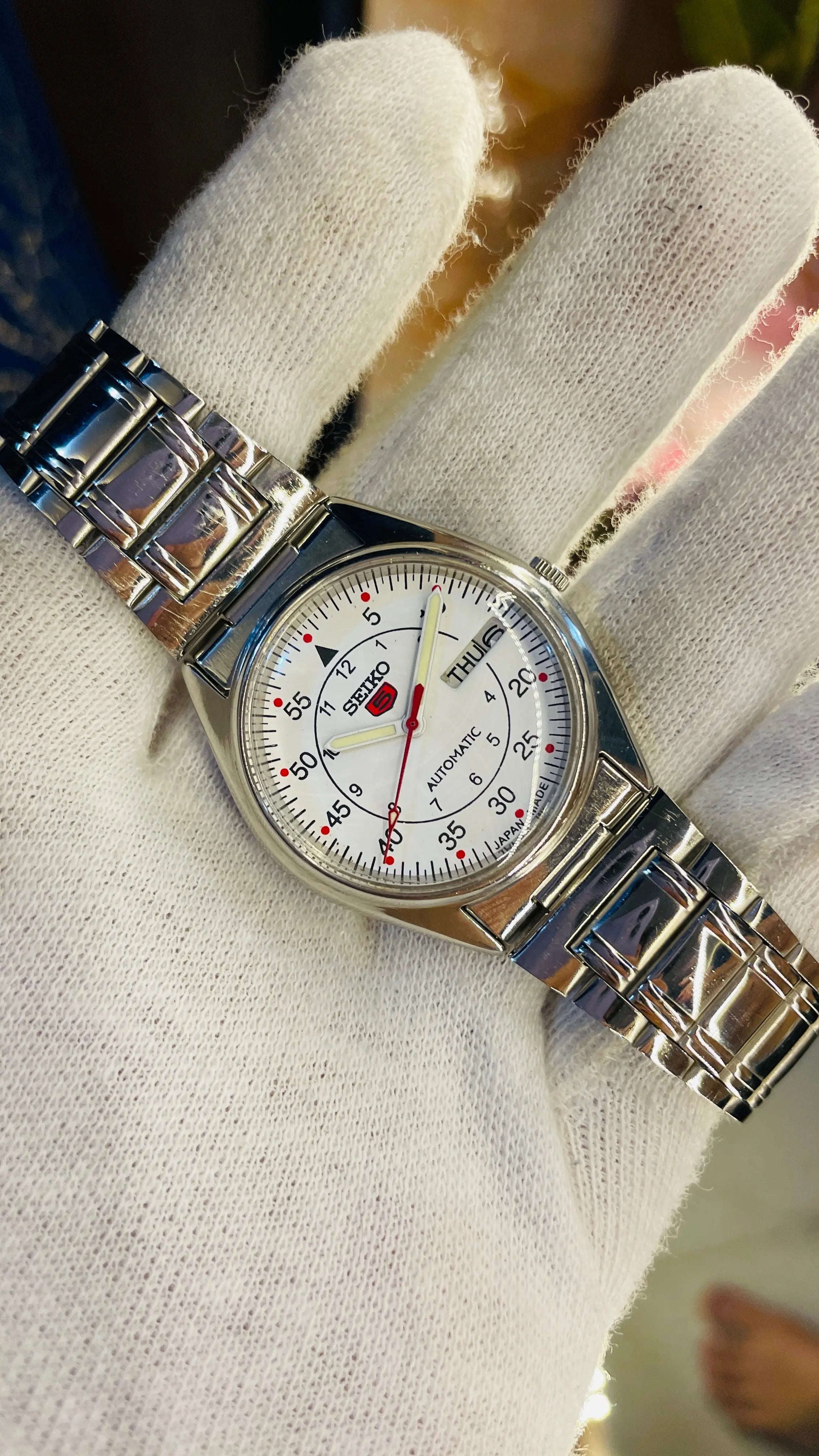 Seiko 5 Automatic Men’s Watch – Vintage Japan Model | Restored & Ready to Wear National Watches