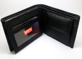 Blue Genuine Leather Wallet - National Watches