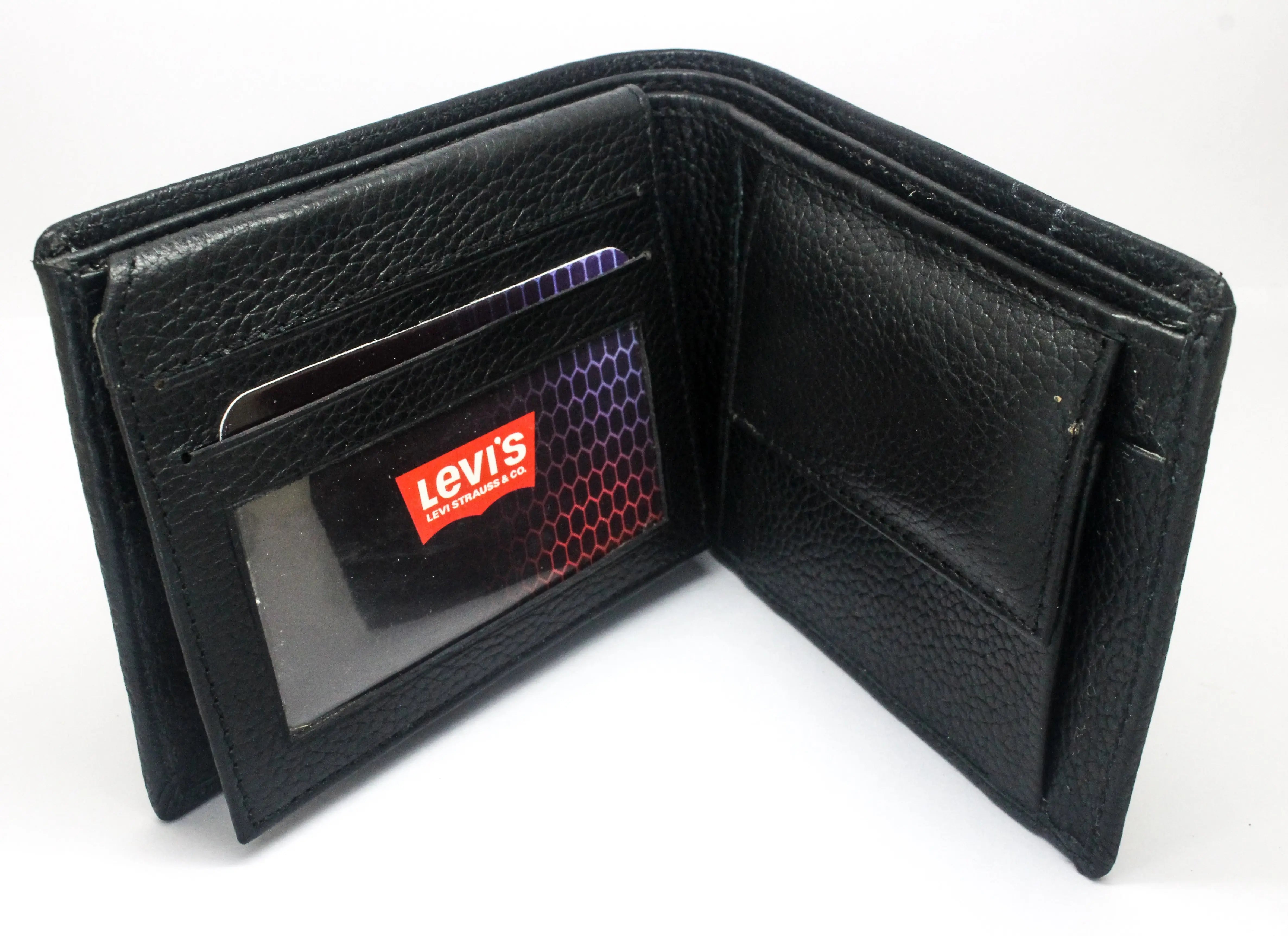 Blue Genuine Leather Wallet - National Watches