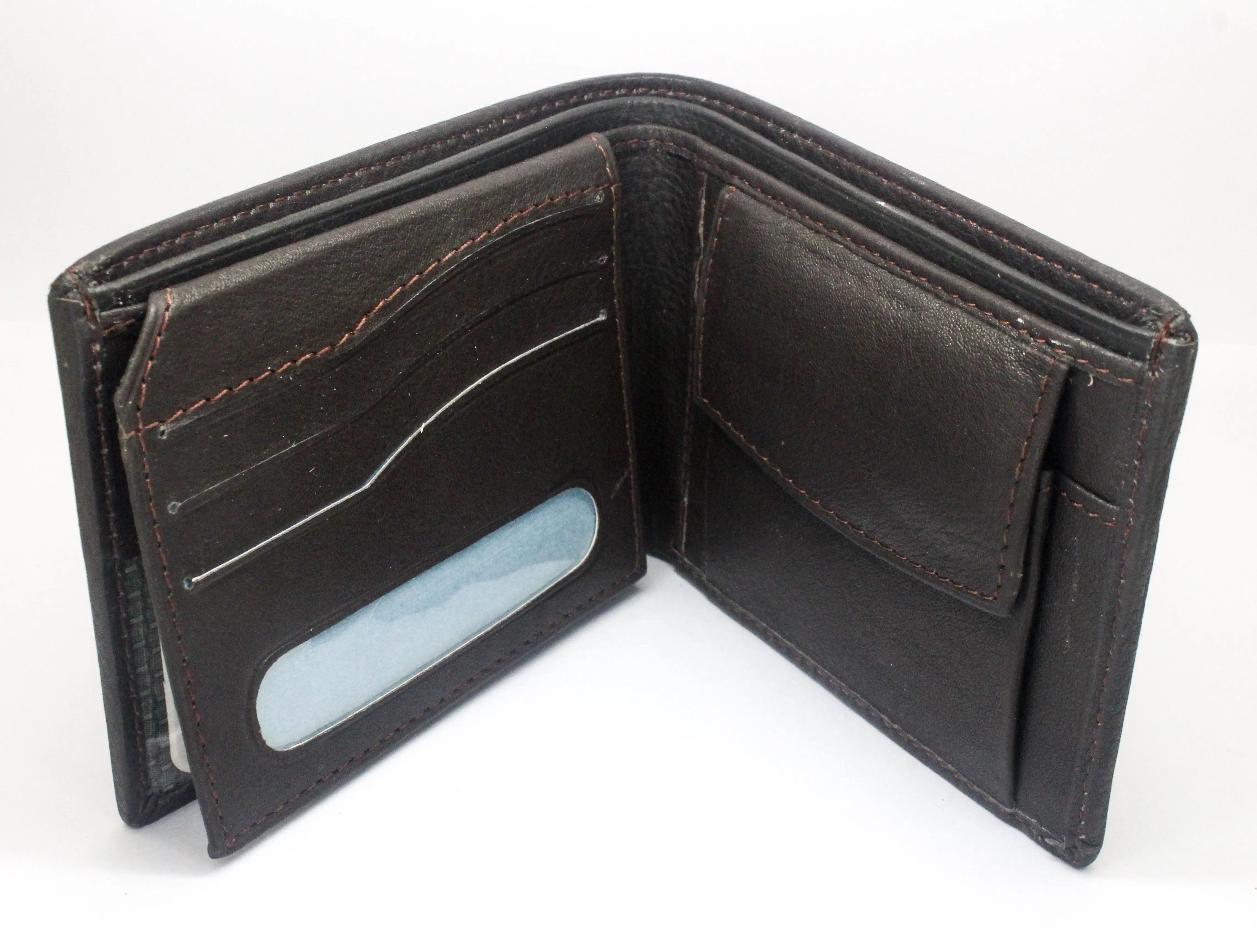 Blue Genuine Leather Wallet - National Watches