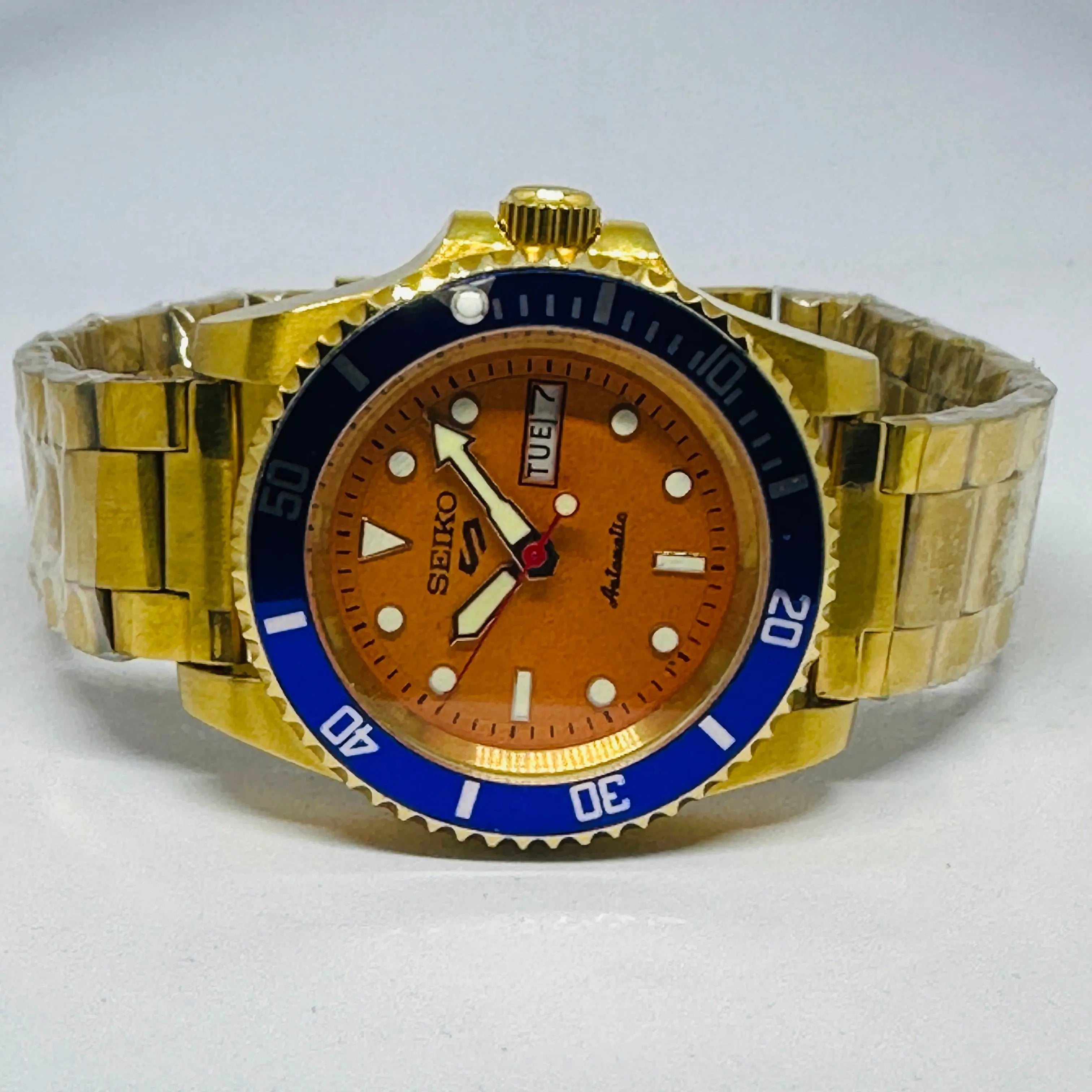 Seiko 5 Sports Automatic Watch – Refurbished Vintage | Japan-Made Men’s Timepiece National Watches