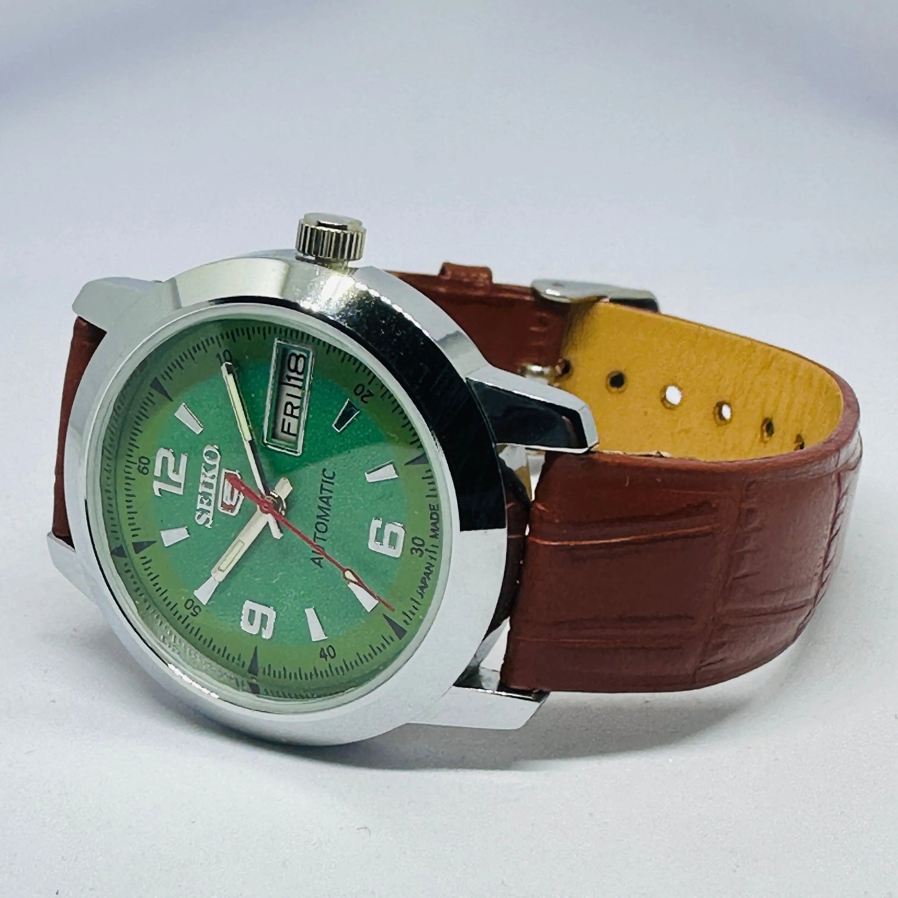 Seiko 5 Automatic Men’s Watch – Vintage Japan Model | Restored & Ready to Wear National Watches