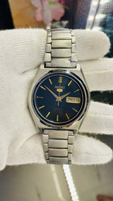 Seiko 5 Automatic Black Dial Transparent Back – Original Stainless Steel Watch