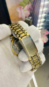 Rare Seiko 5 Automatic Golden Dial Transparent Back – Refurbished Japan Model National Watches
