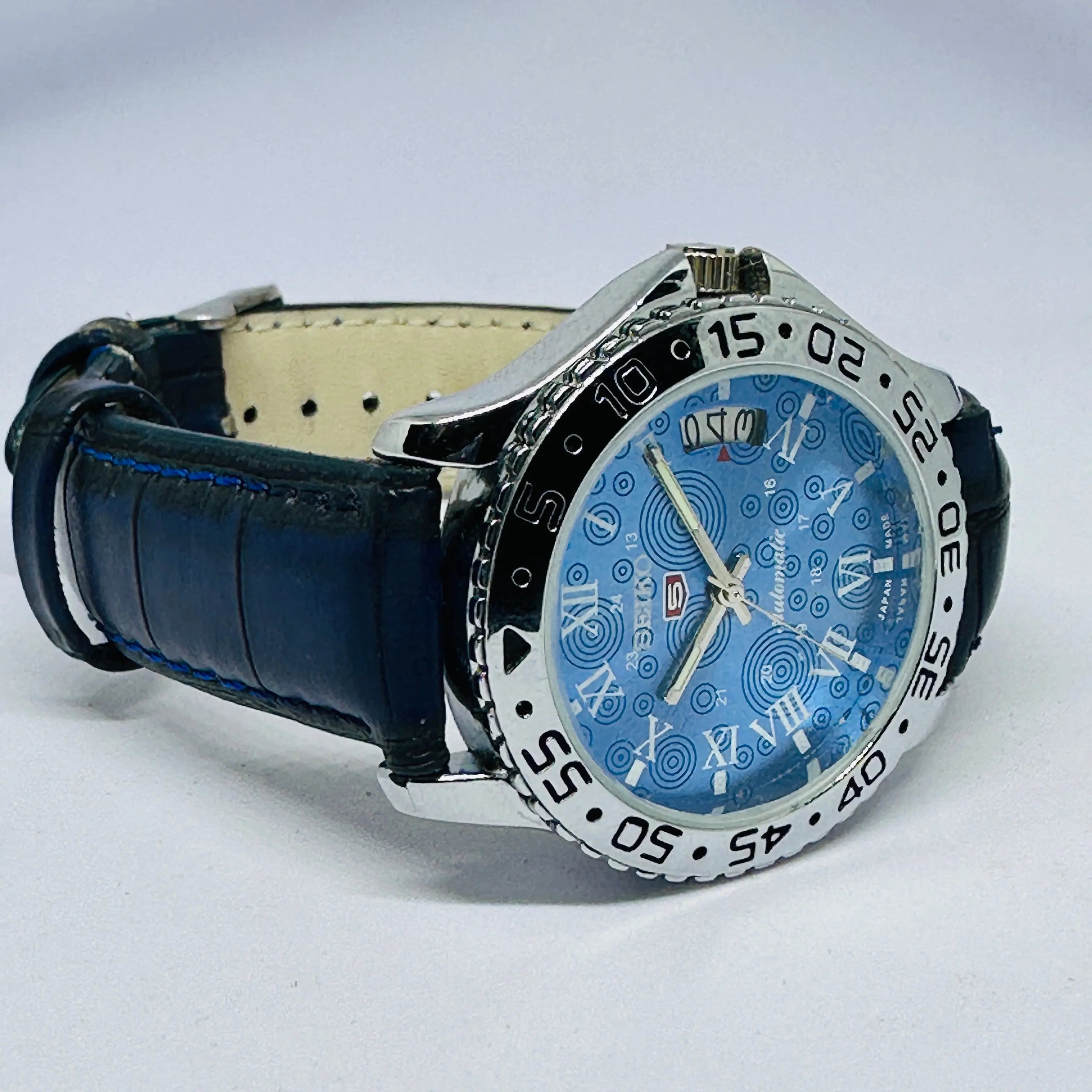 Seiko 5 Sports Automatic Watch – Refurbished Vintage | Japan-Made Men’s Timepiece National Watches