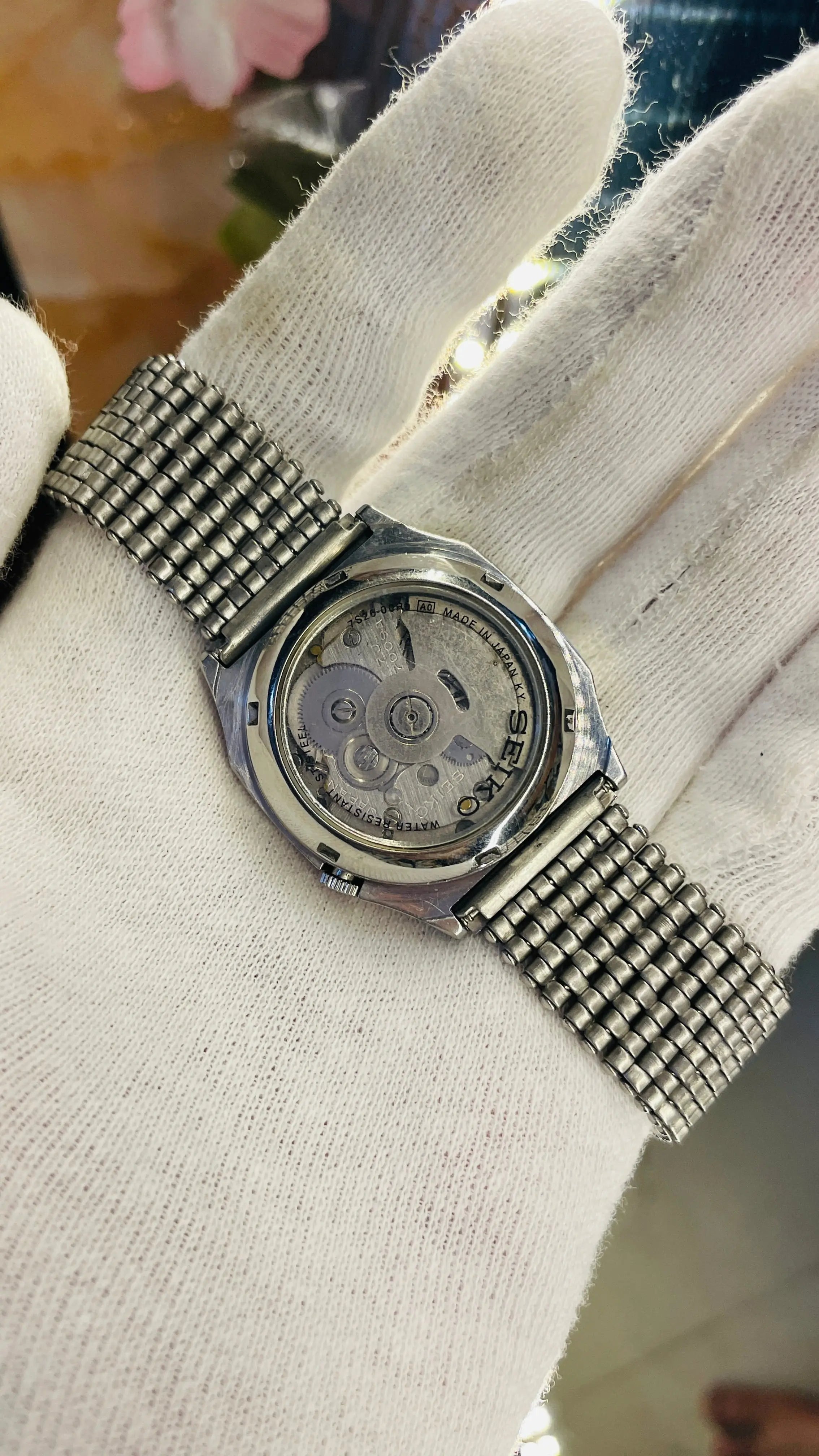 Seiko 5 Automatic Black Dial Transparent Back – Japan 17 Jewels Refined Edition National Watches