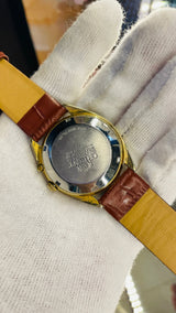 Vintage Orient Crystal 21 Jewels Automatic Watch | Gold Case | Classic Men’s Timepiece (Refurbished) National Watches