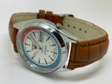 Seiko 5 white Dial Automatic refurbished mechanical Vintage Watch working National Watches