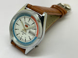 Seiko 5 white Dial Automatic refurbished mechanical Vintage Watch working