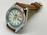 Seiko 5 white Dial Automatic refurbished mechanical Vintage Watch working National Watches