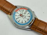 Seiko 5 white Dial Automatic refurbished mechanical Vintage Watch working