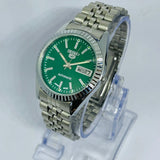 Seiko 5 Automatic Green Dial – Refurbished Vintage Japan 17 Jewels Watch National Watches