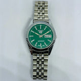 Seiko 5 Automatic Green Dial – Refurbished Vintage Japan 17 Jewels Watch National Watches