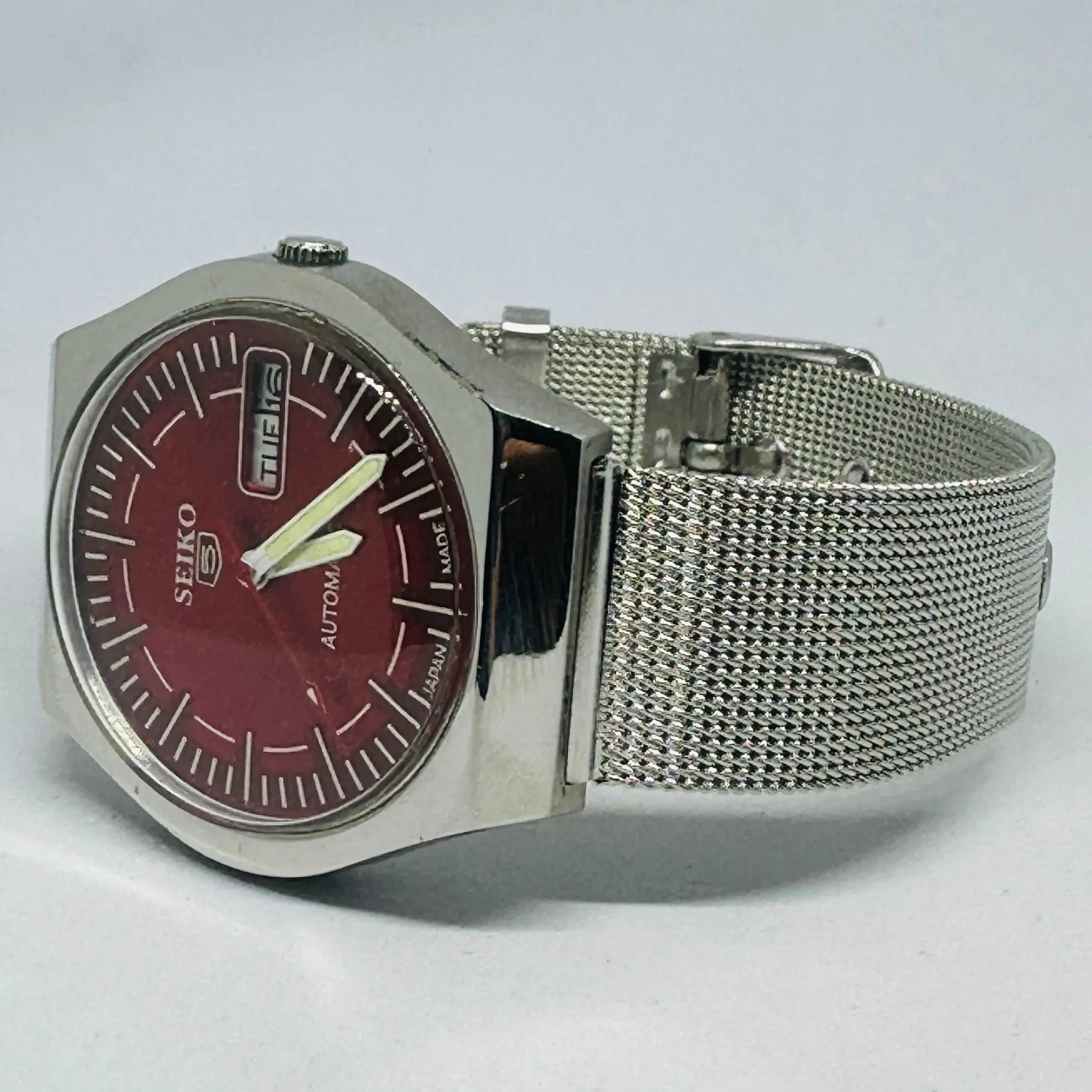 Seiko 5 Vintage Cushion Case – Restored Original National Watches