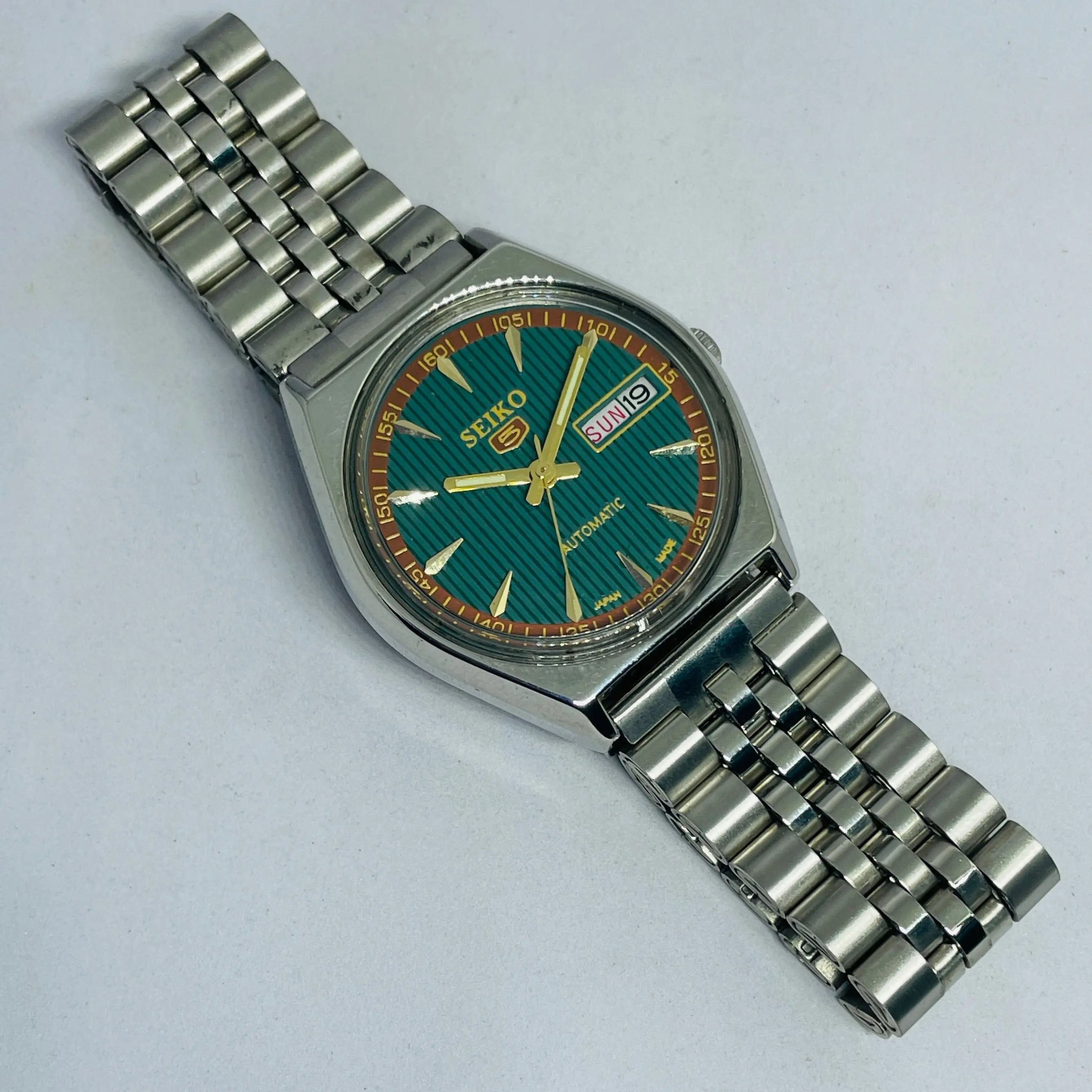 Seiko 5 Automatic 17 Jewels โ Original Movement Daily Wear Mechanical Watch National Watches