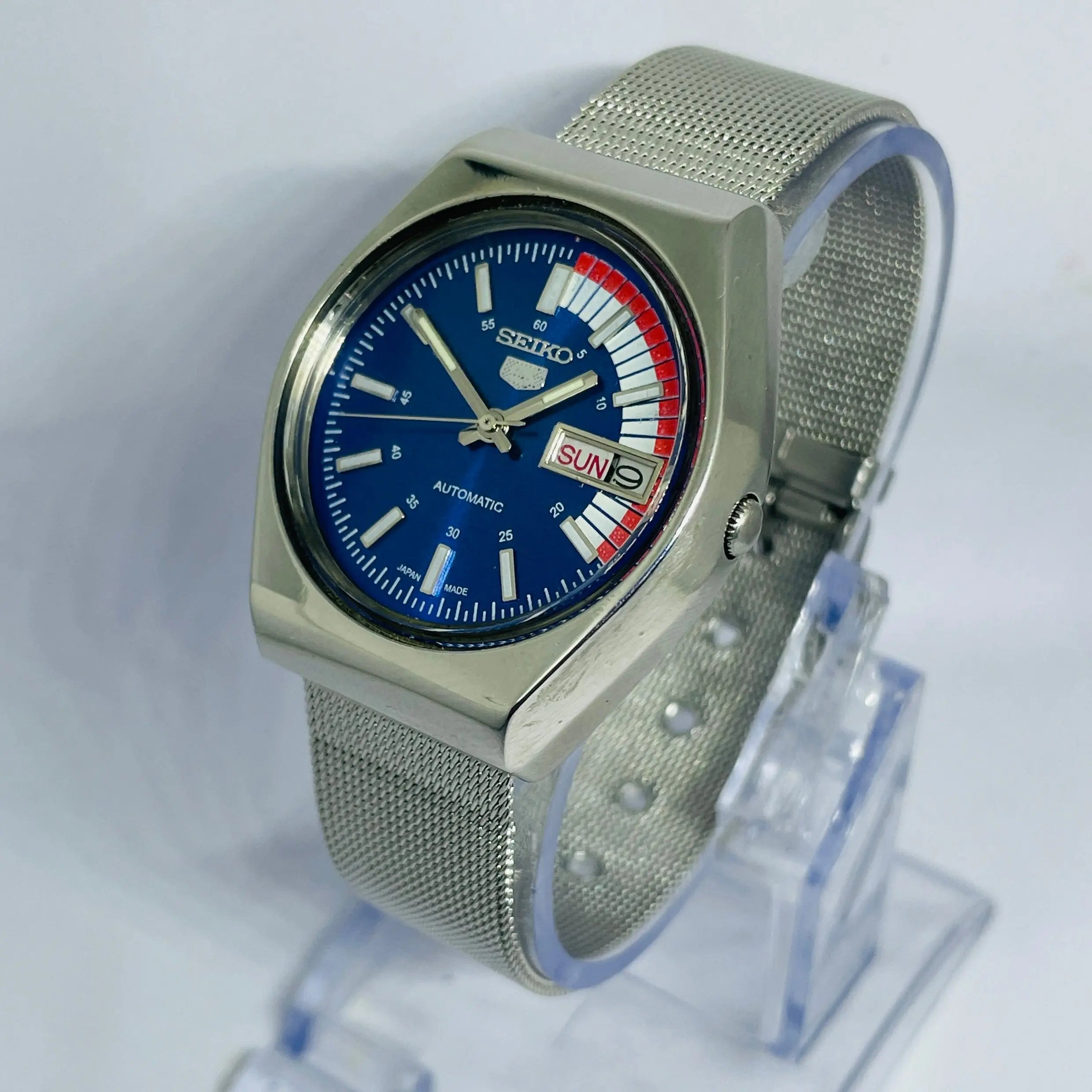 Seiko 5 Automatic mechanical Refurbished with original movement 17 Jewels Heritage Edition watch National Watches