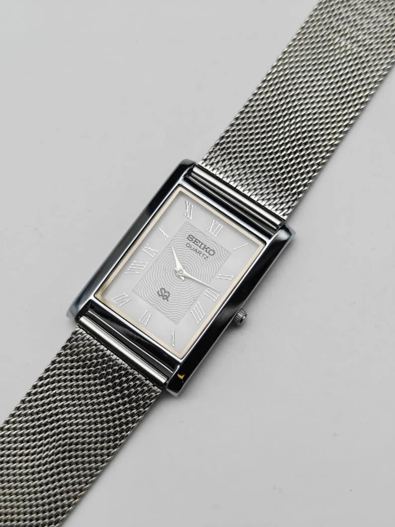 Seiko Vintage Rectangular Quartz Watch – Classic Formal Men Watch National Watches