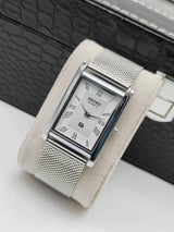 Seiko Vintage Rectangular Quartz Watch – Classic Formal Men Watch National Watches