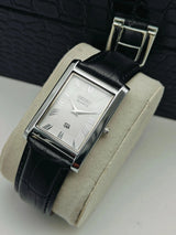 Seiko Vintage Roman Dial Watch – Slim Rectangular Dress Watch National Watches