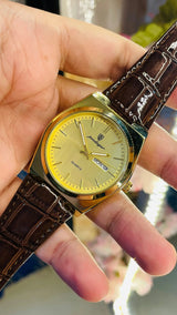 Seiko Vintage Tank Wrist Watch – Luxury Rectangular Quartz for Men National Watches