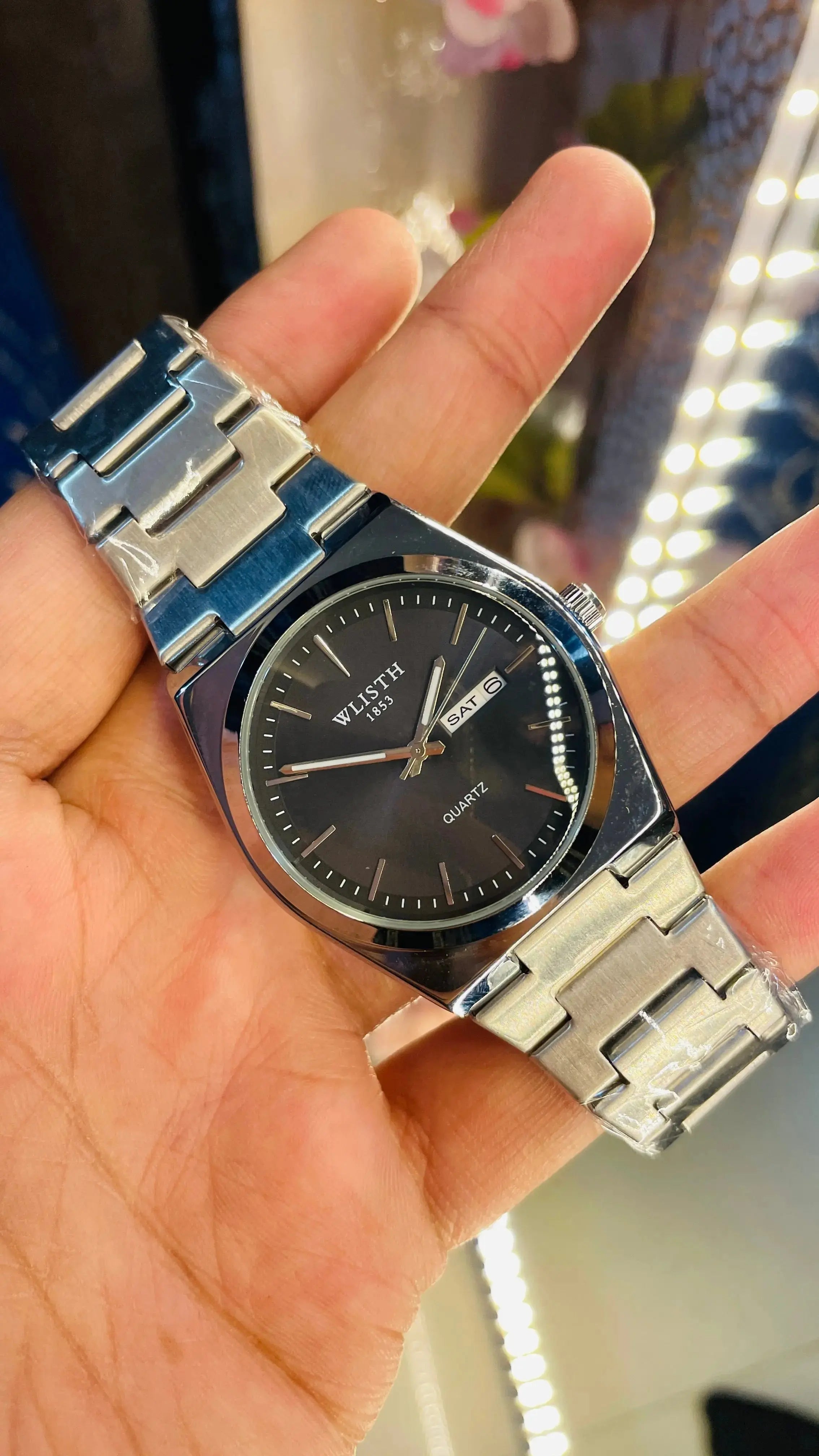 Seiko Vintage Tank Wrist Watch – Luxury Rectangular Quartz for Men National Watches