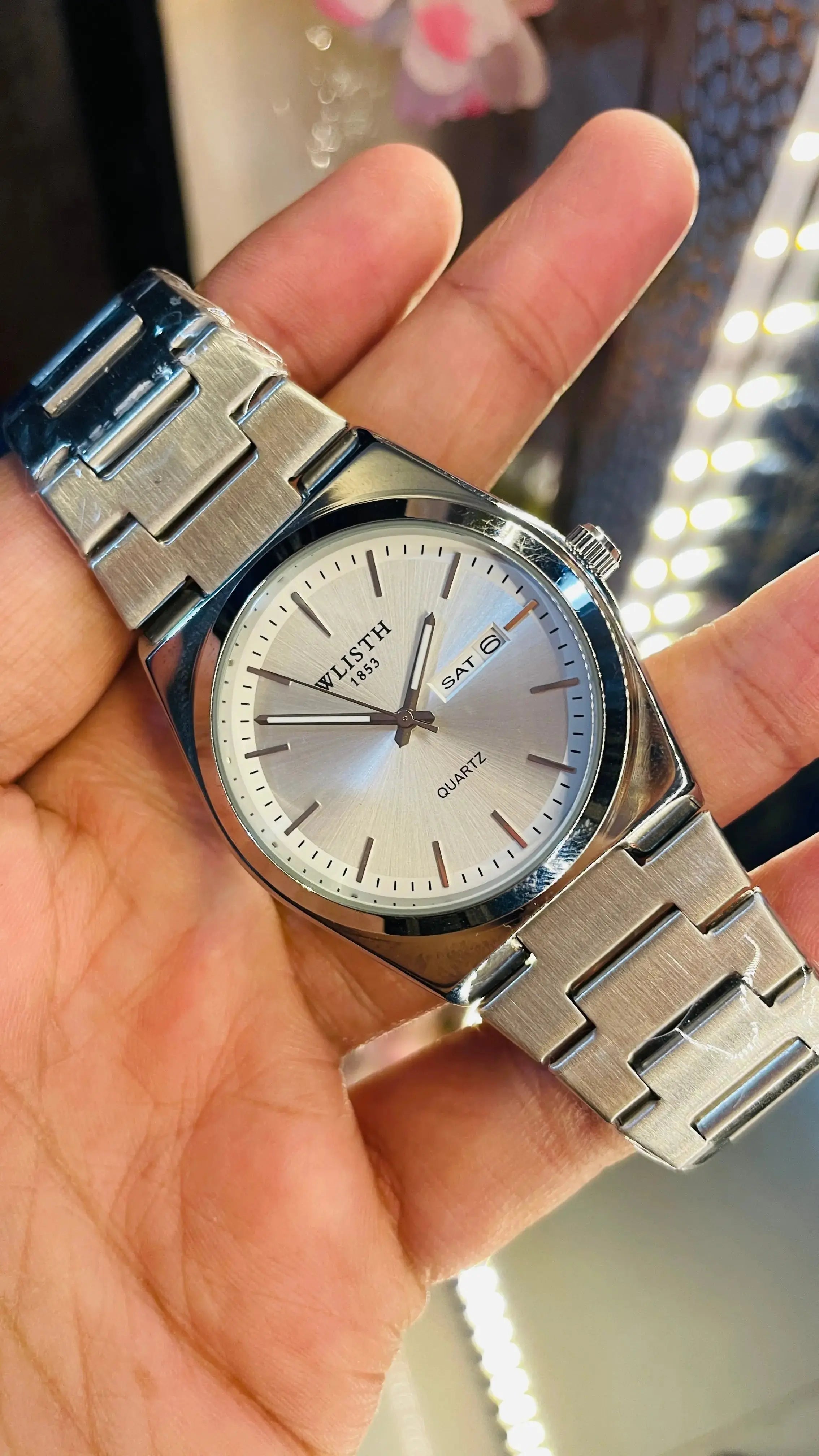 Seiko Vintage Tank Wrist Watch – Luxury Rectangular Quartz for Men National Watches