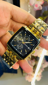 Seiko Vintage Tank Wrist Watch – Luxury Rectangular Quartz for Men National Watches