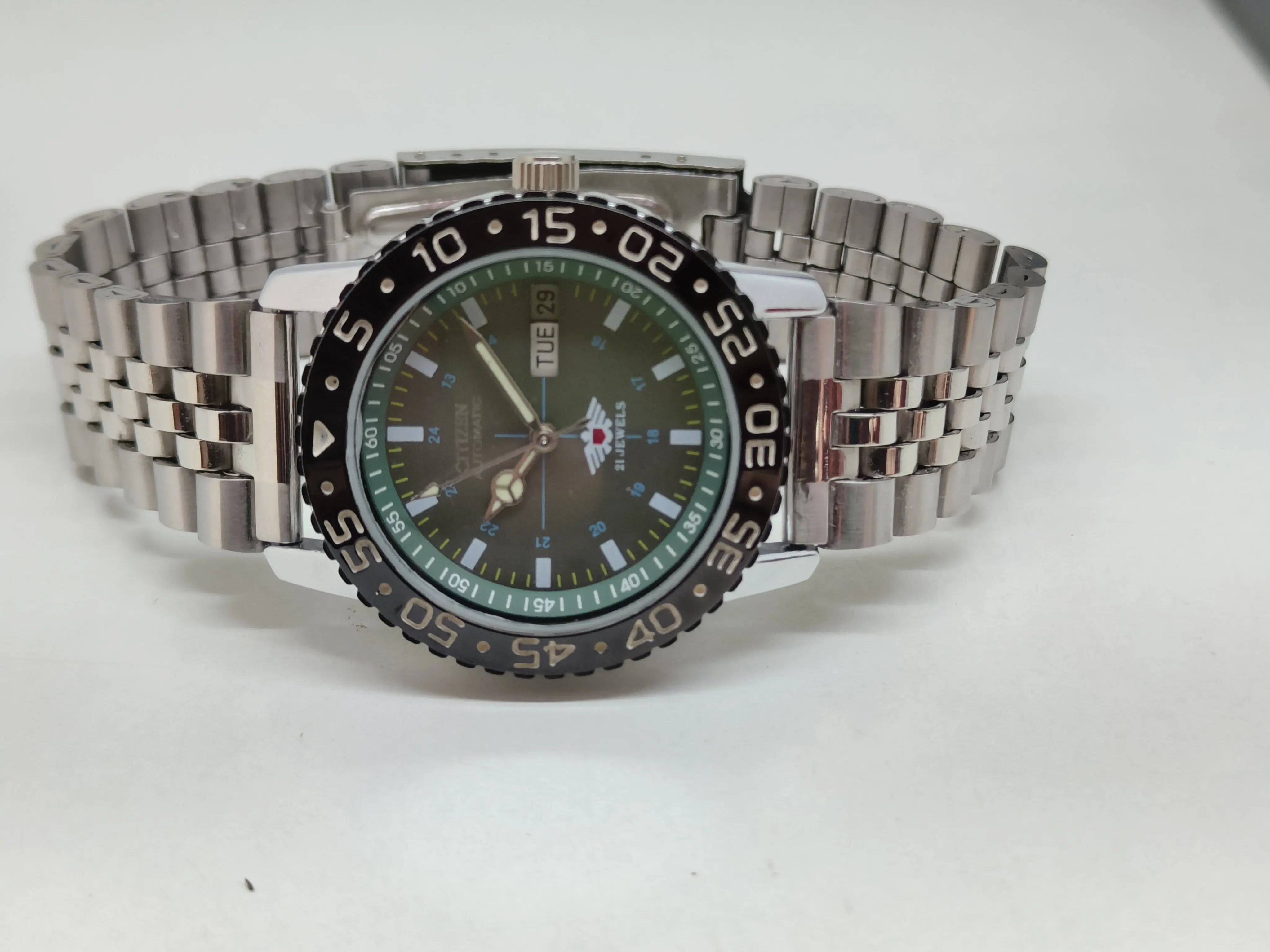 Citizen Eagle 7 Automatic Sports Watch – Japan 21J Automatic, Sports Look National Watches