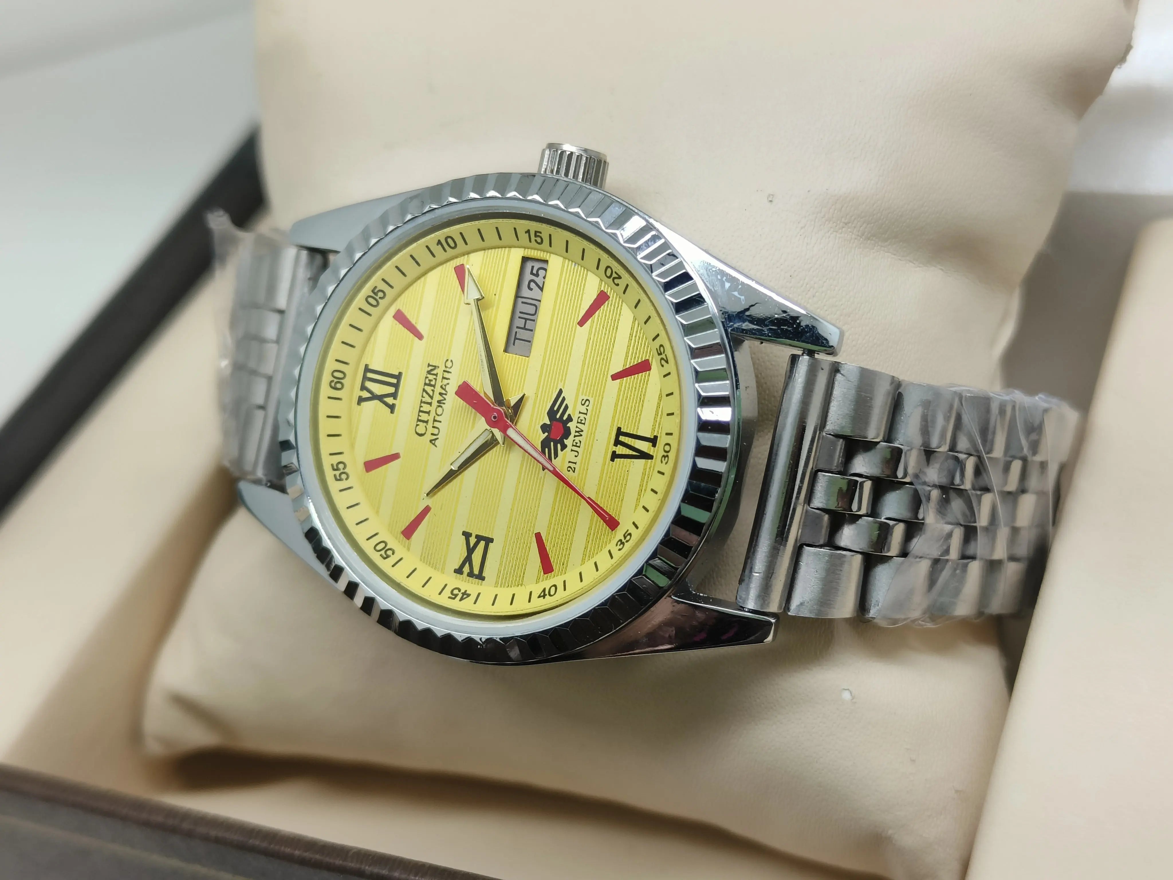 Citizen Eagle Automatic Watch – Stainless Steel Vintage Model National Watches