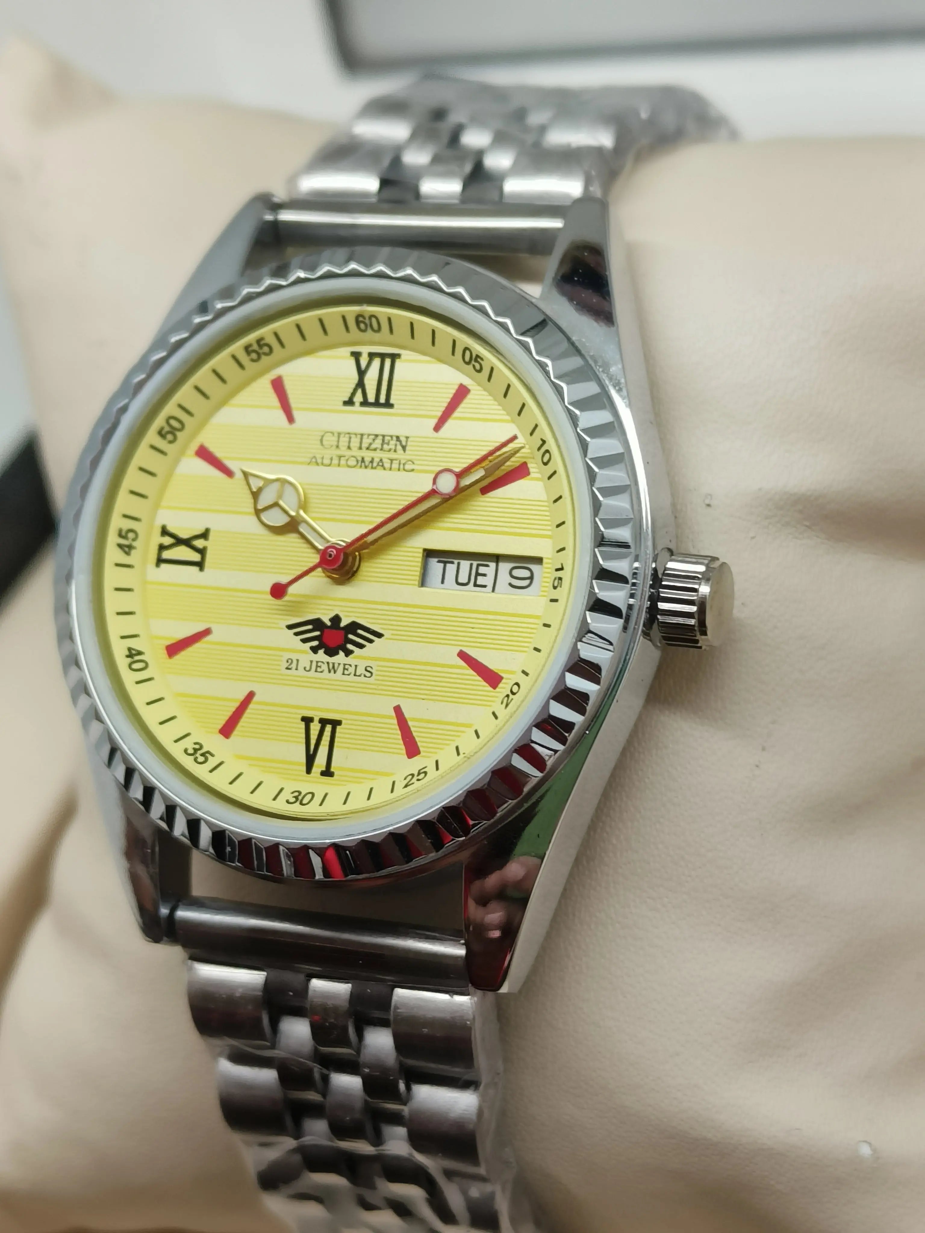Citizen Eagle Automatic Watch – Men’s 21 Jewels Vintage National Watches