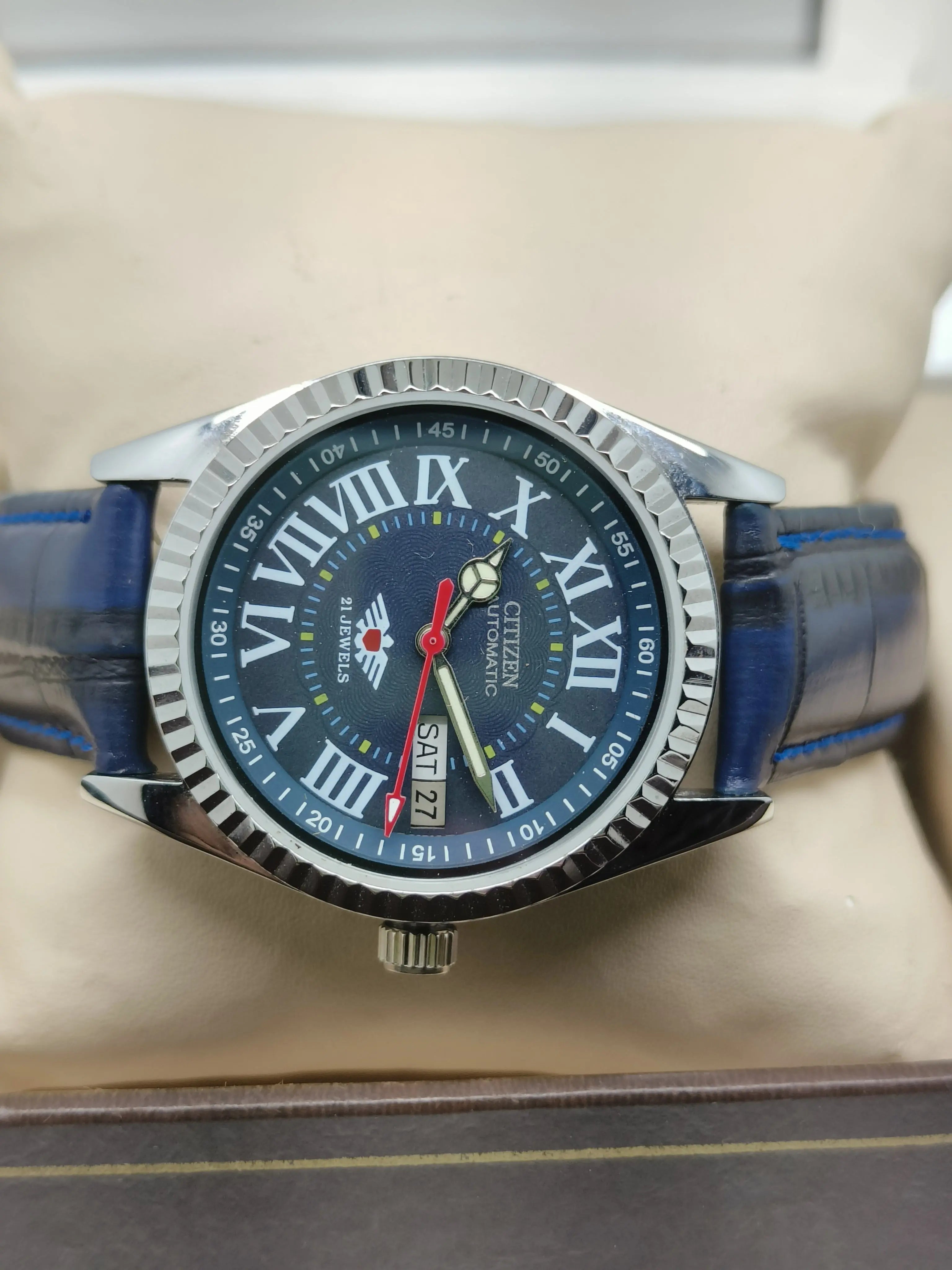 Citizen Eagle Automatic Watch – Japan Made Stainless Steel Case National Watches