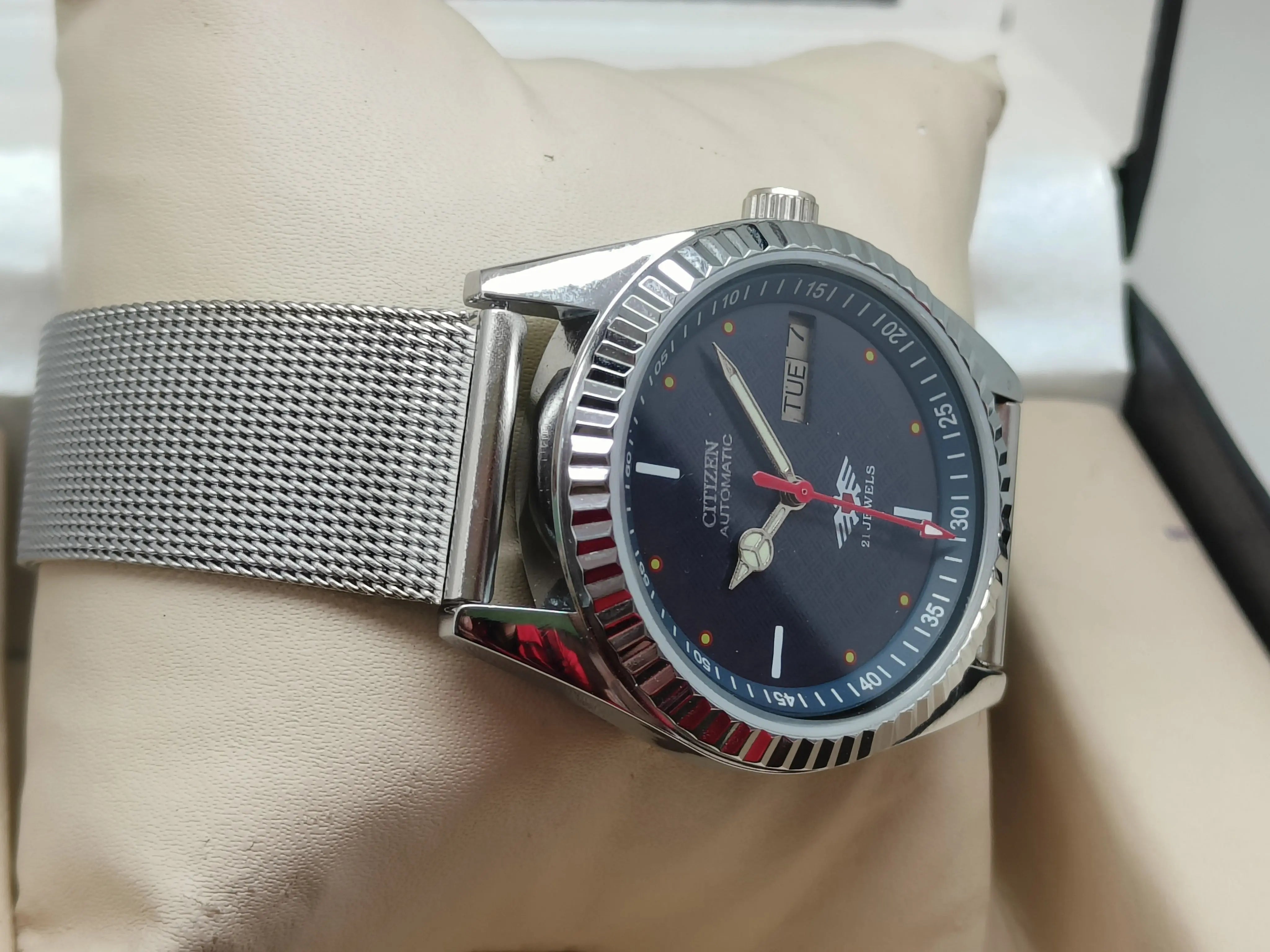 Citizen Eagle Automatic Watch – Refurbished Stainless Steel National Watches