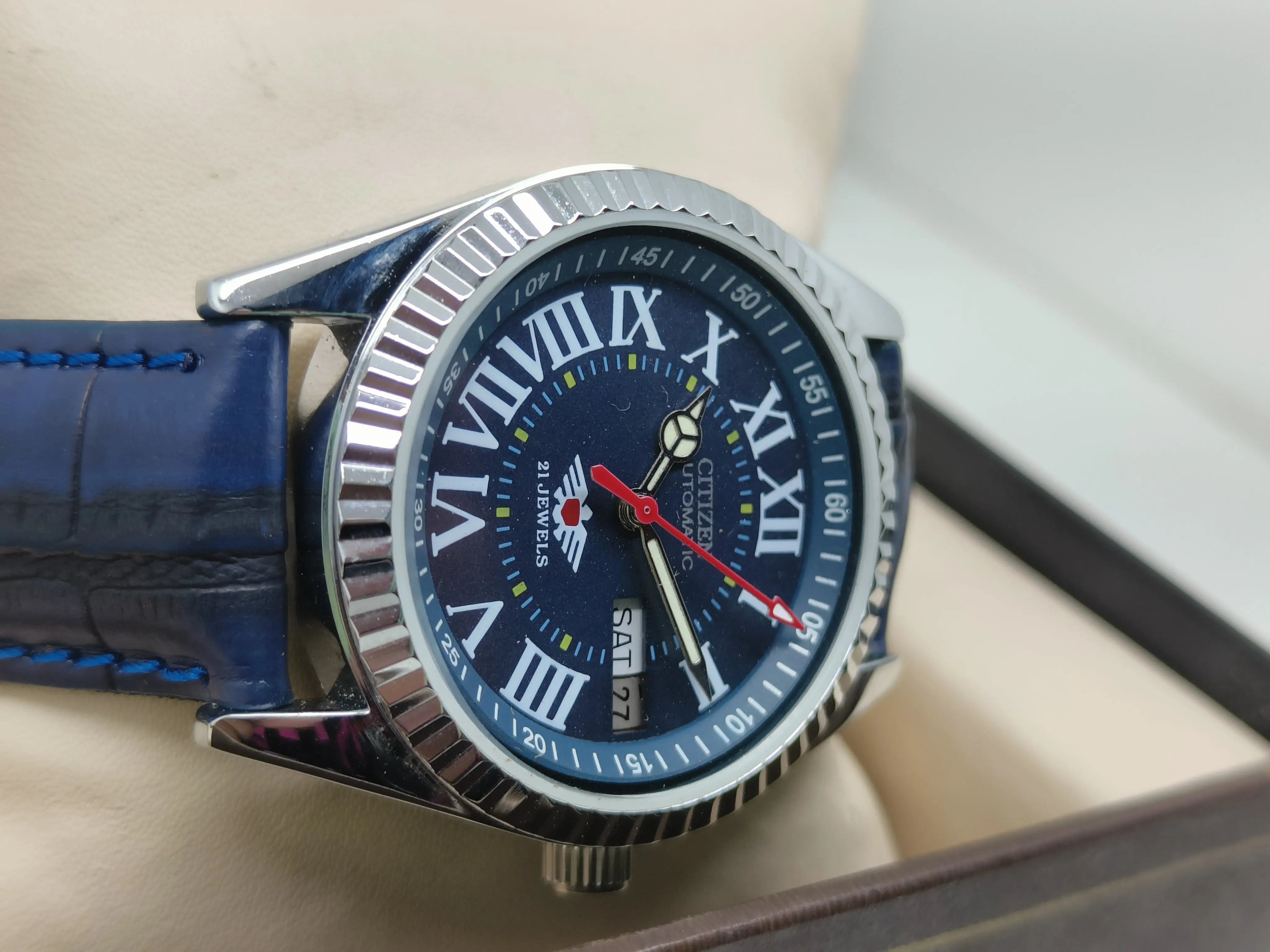 Citizen Eagle Automatic Watch – Japan Made Stainless Steel Case National Watches