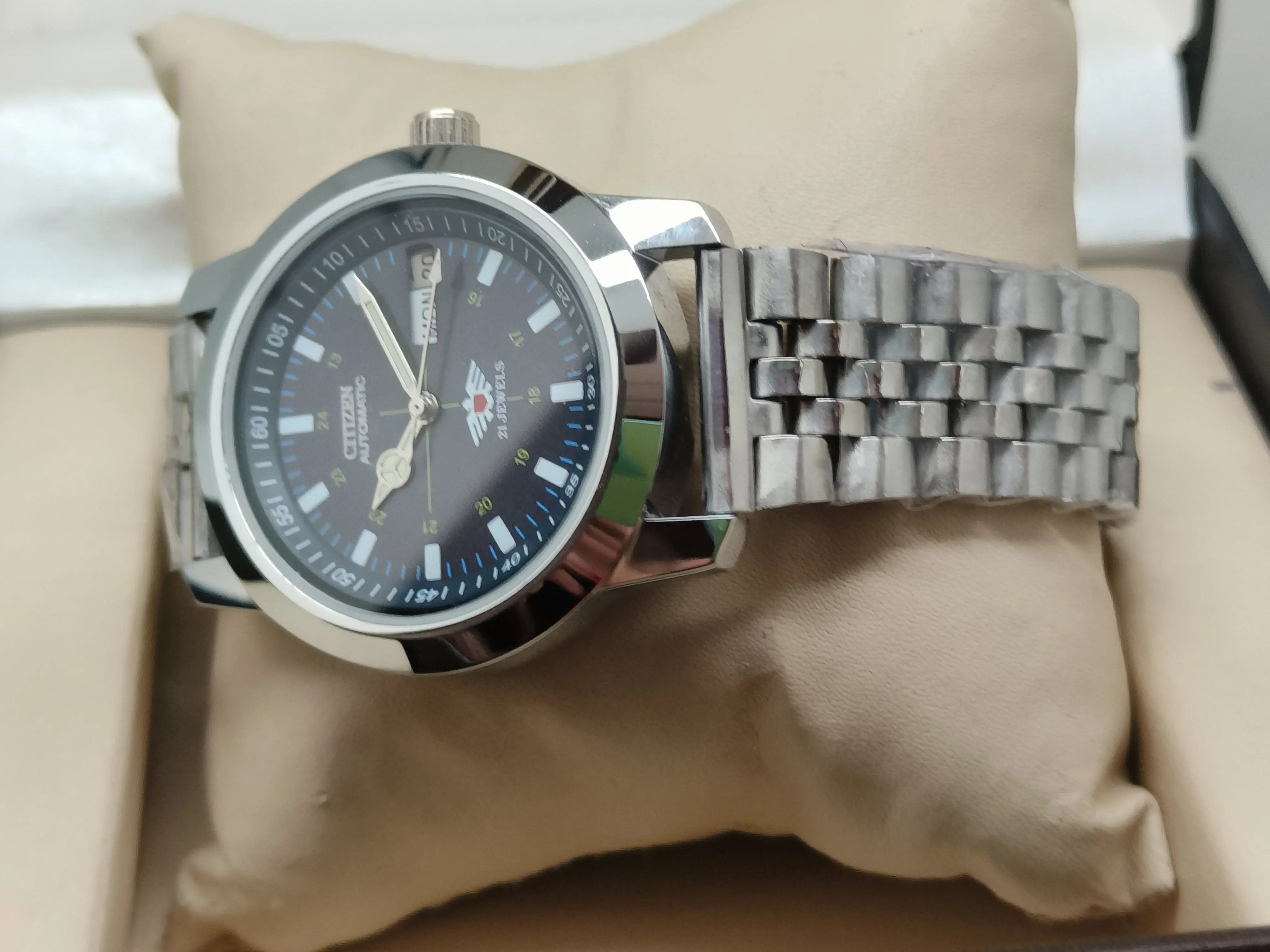Citizen Eagle Automatic – Stainless Steel Day-Date National Watches