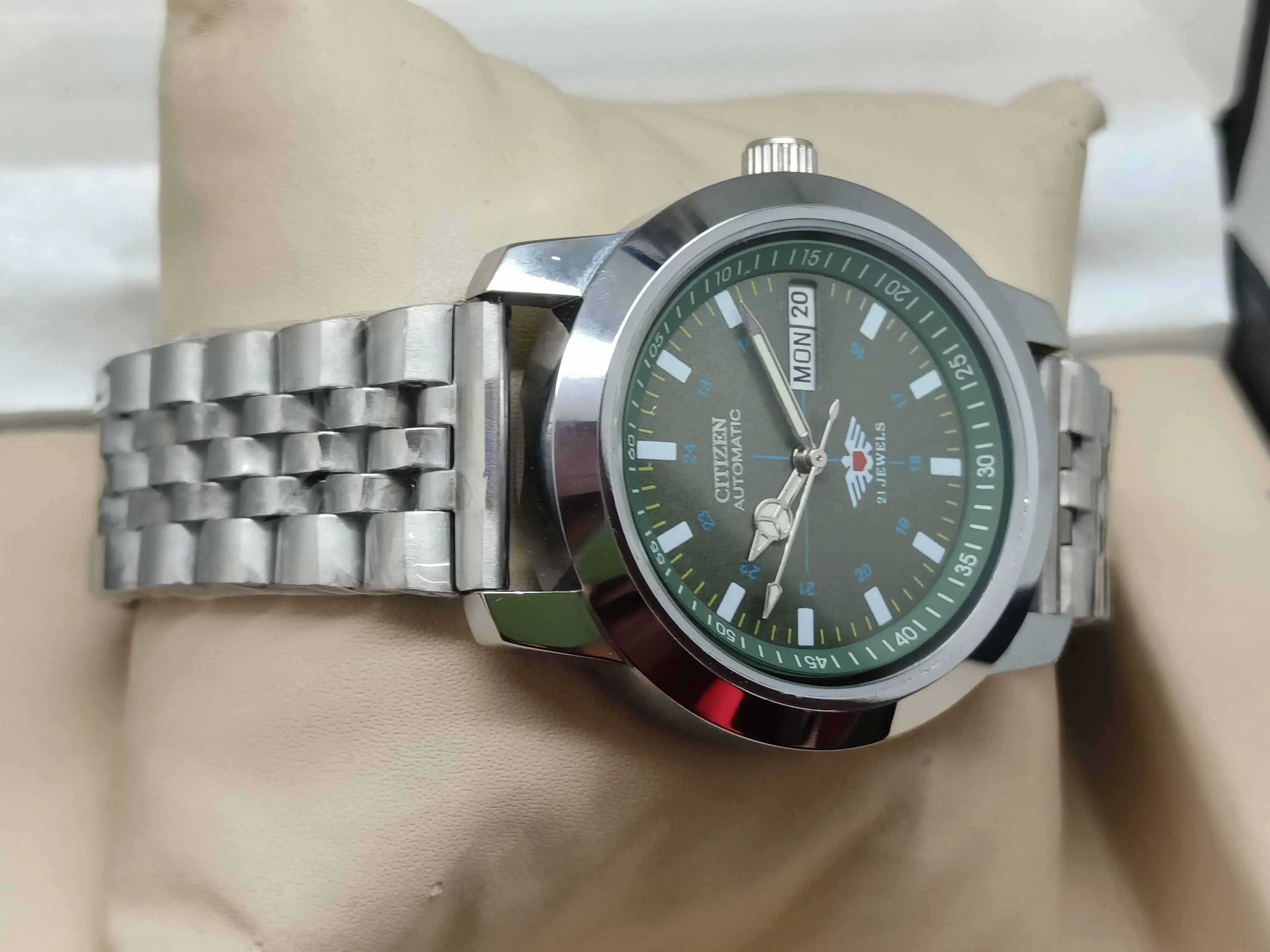 Citizen Eagle Automatic – Stainless Steel Japan Classic National Watches
