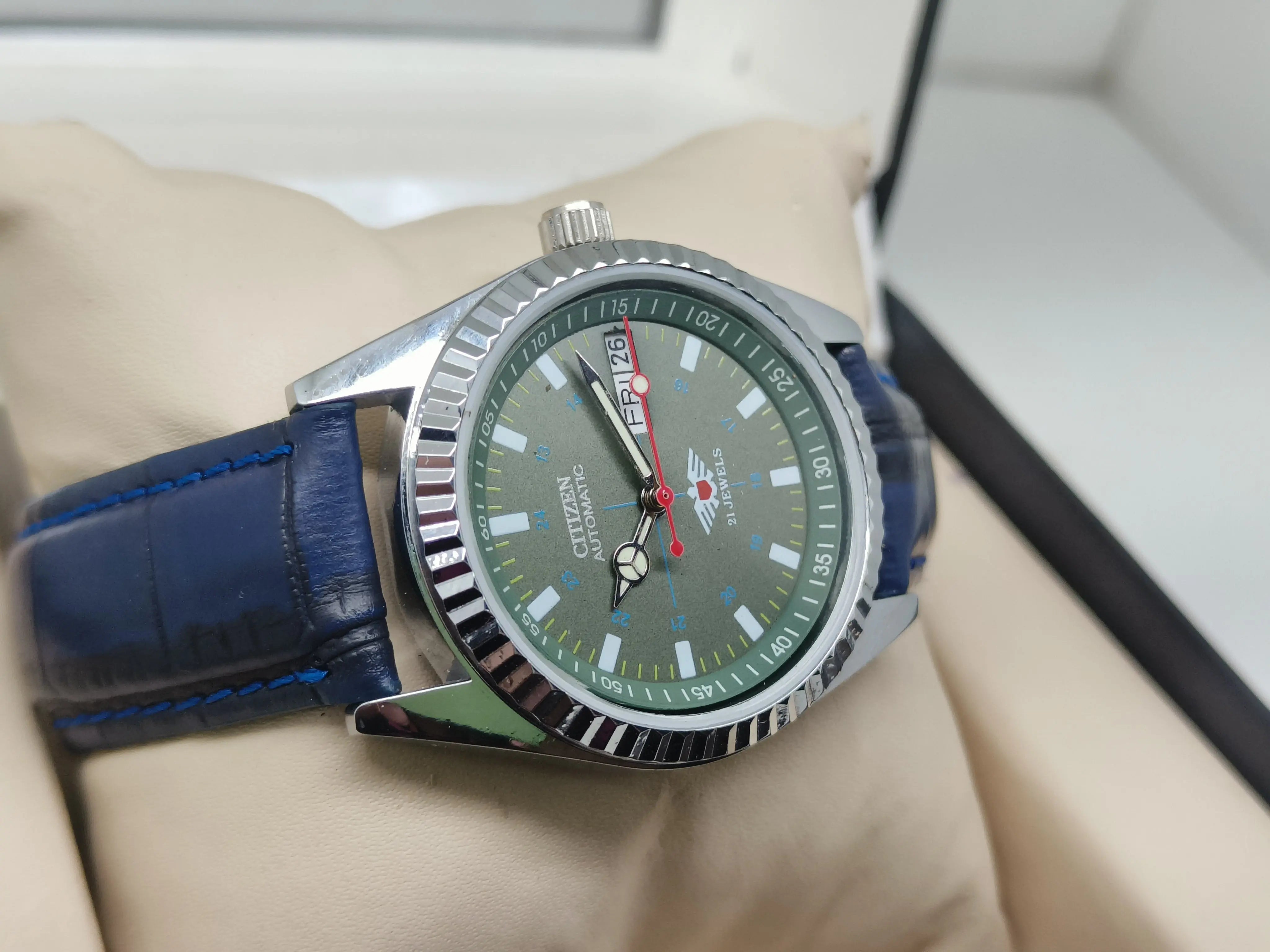 Citizen Eagle Automatic Watch – Japan 21J Movement for Men National Watches