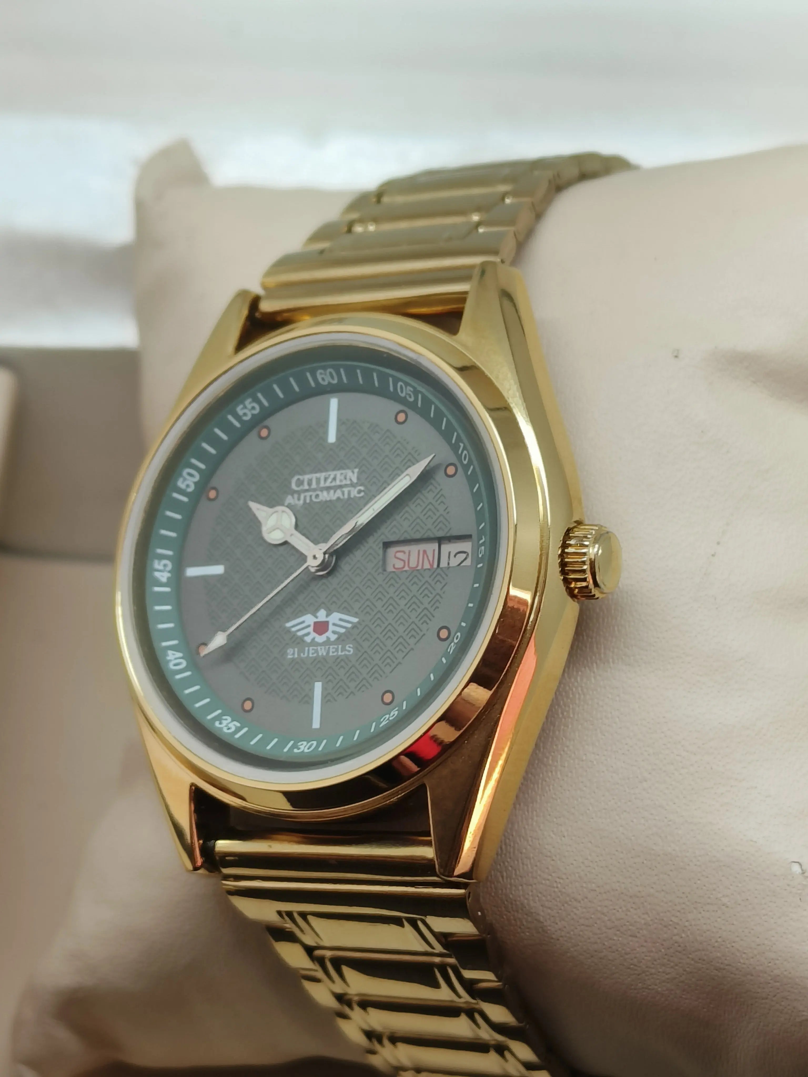 Citizen Eagle 7 Automatic Watch – Japan Movement, Day-Date Function National Watches