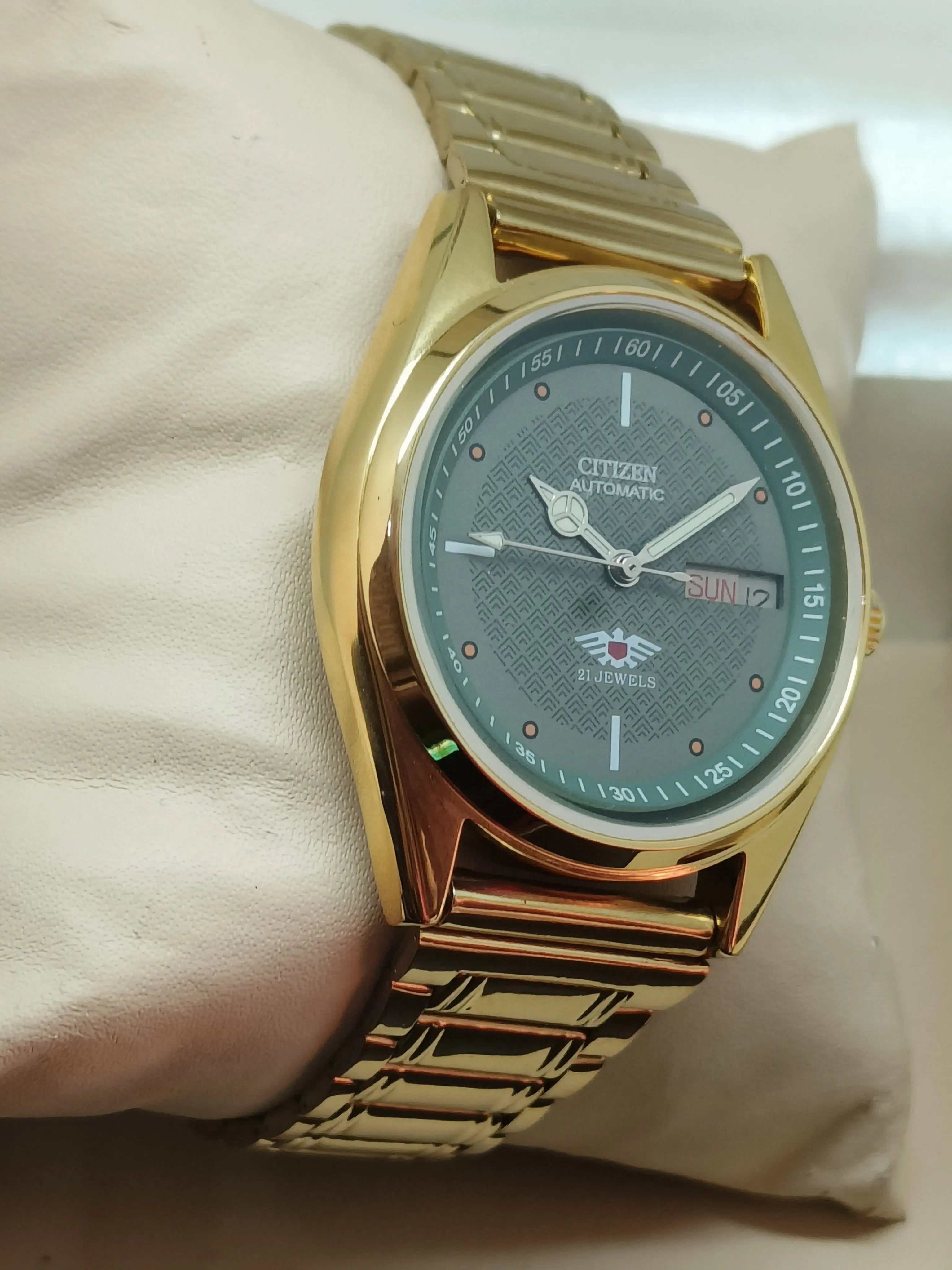 Citizen Eagle 7 Automatic Watch – Japan Movement, Day-Date Function National Watches