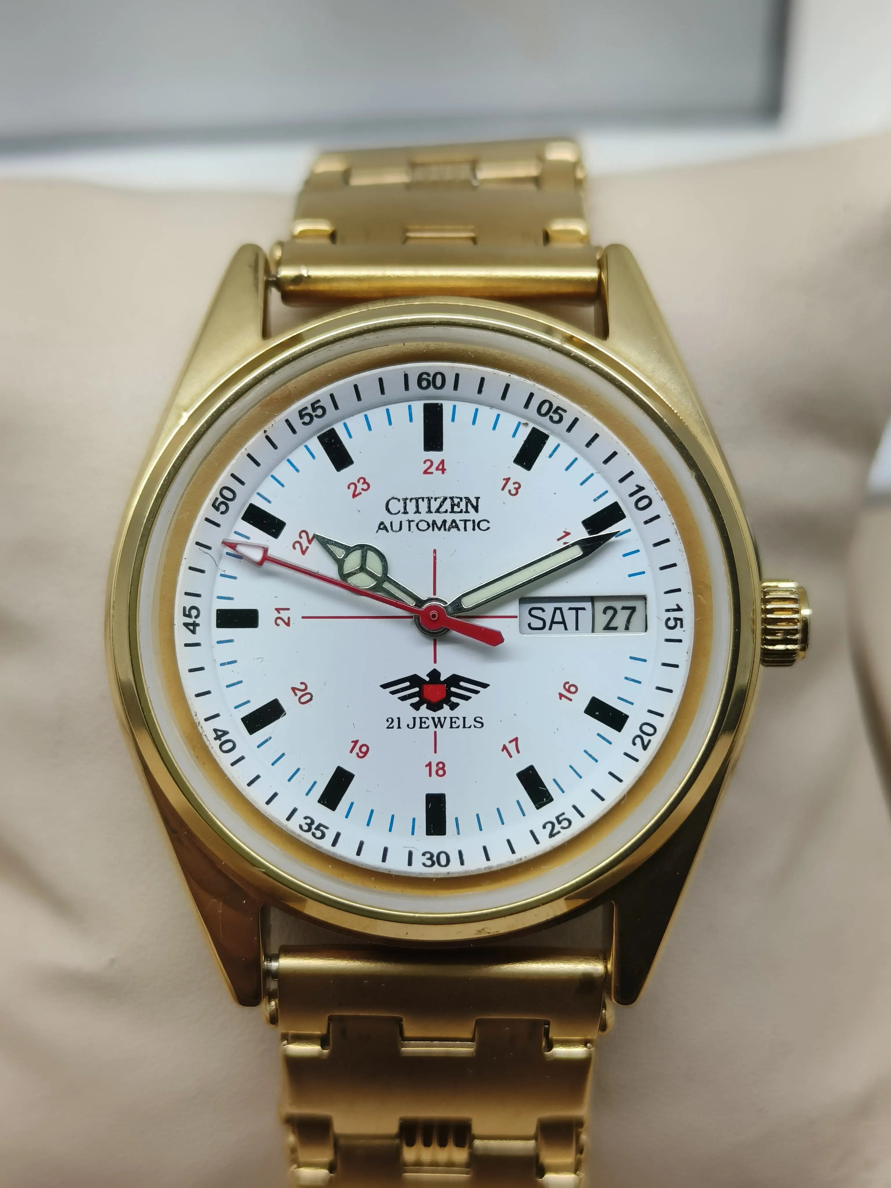 Citizen Eagle 7 Automatic Watch – 21 Jewels, Day-Date, Japan Made National Watches