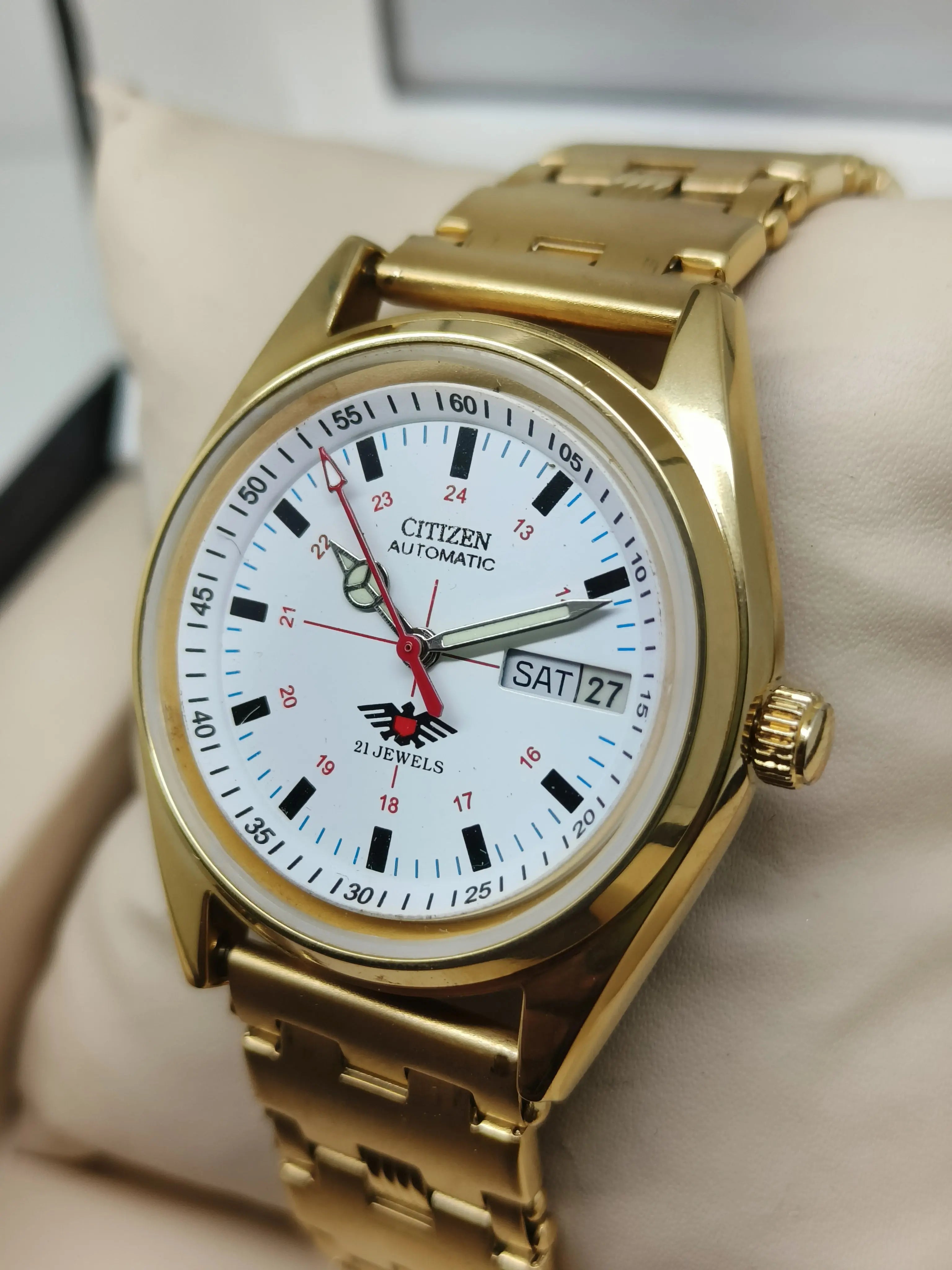 Citizen Eagle 7 Automatic Watch – 21 Jewels, Day-Date, Japan Made National Watches