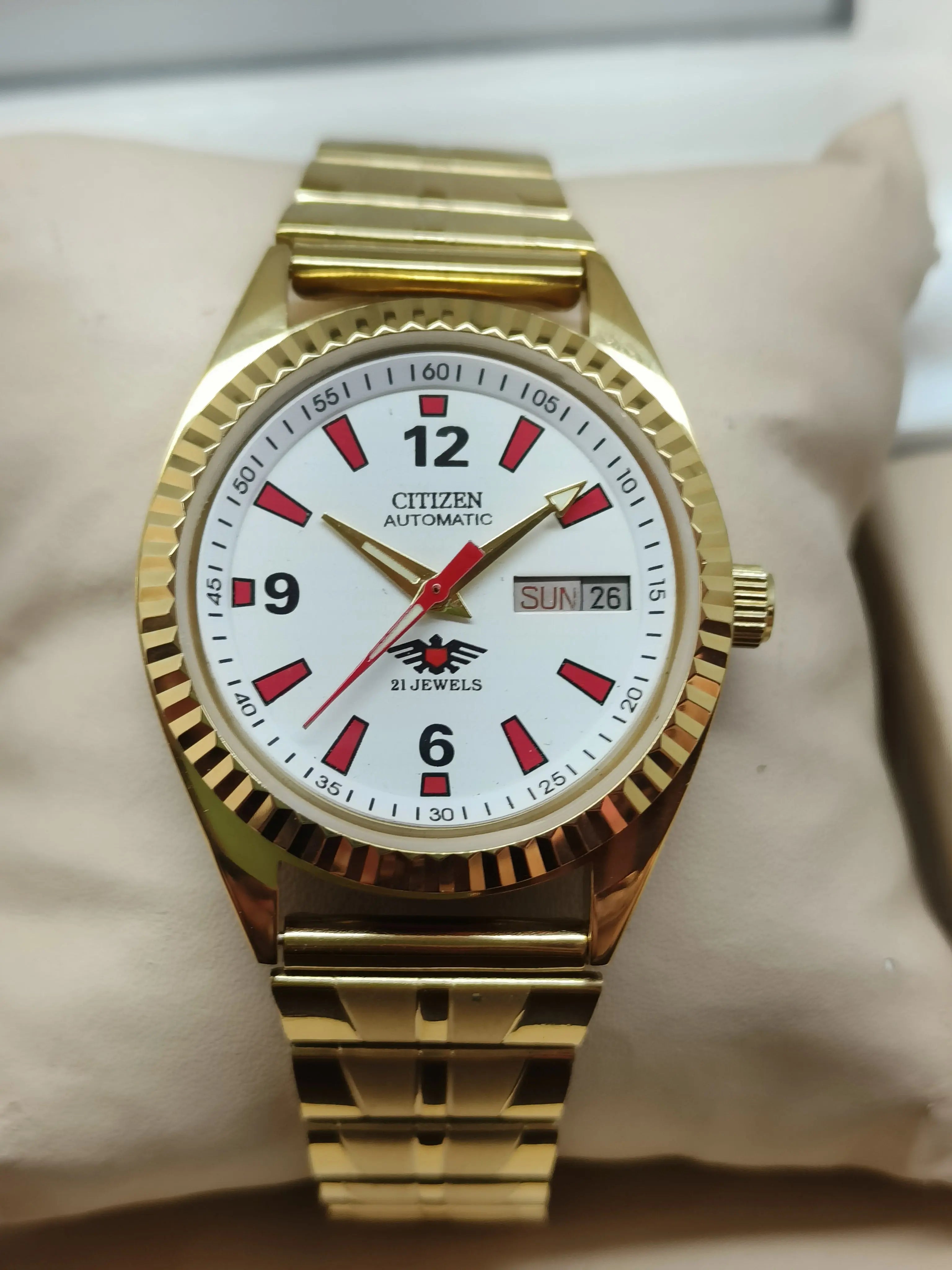 Citizen Eagle 7 Automatic Watch – Japan Made, Day-Date Stainless Steel National Watches