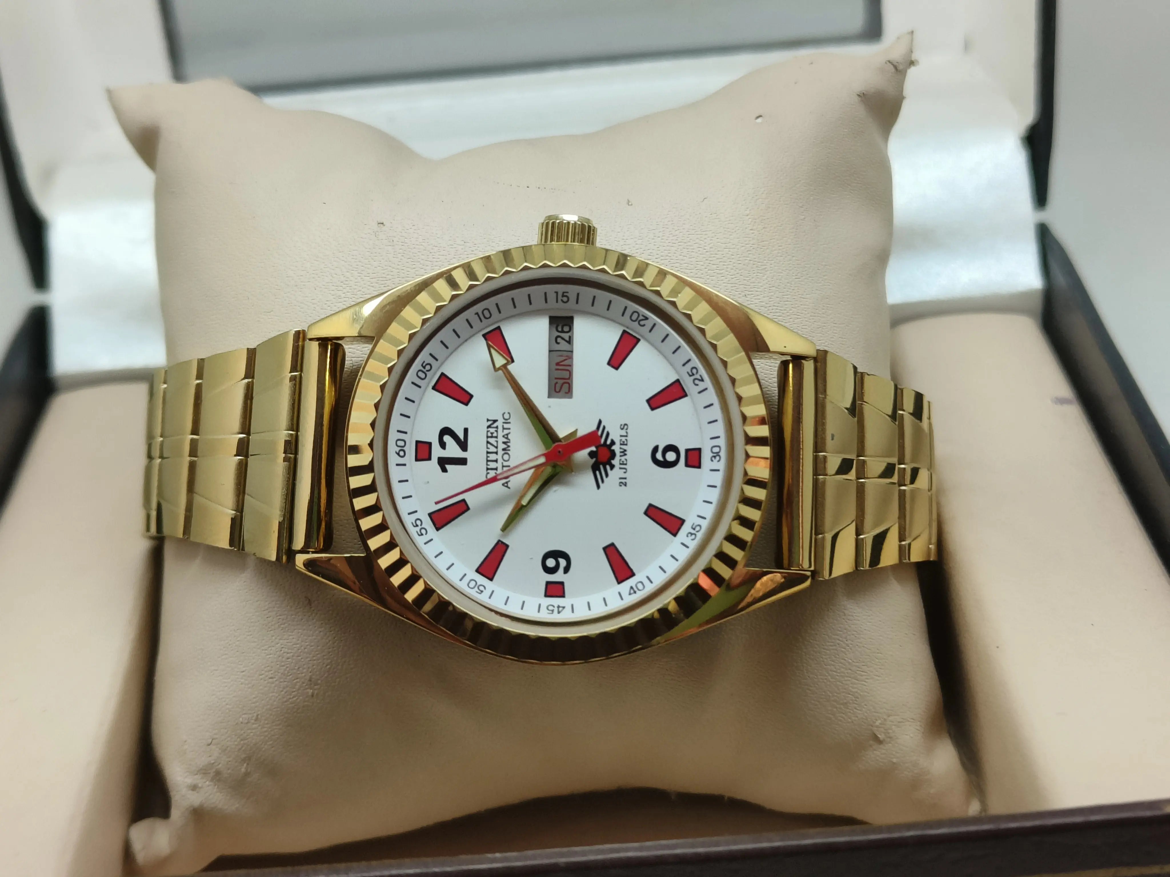 Citizen Eagle 7 Automatic Watch – Japan Made, Day-Date Stainless Steel National Watches